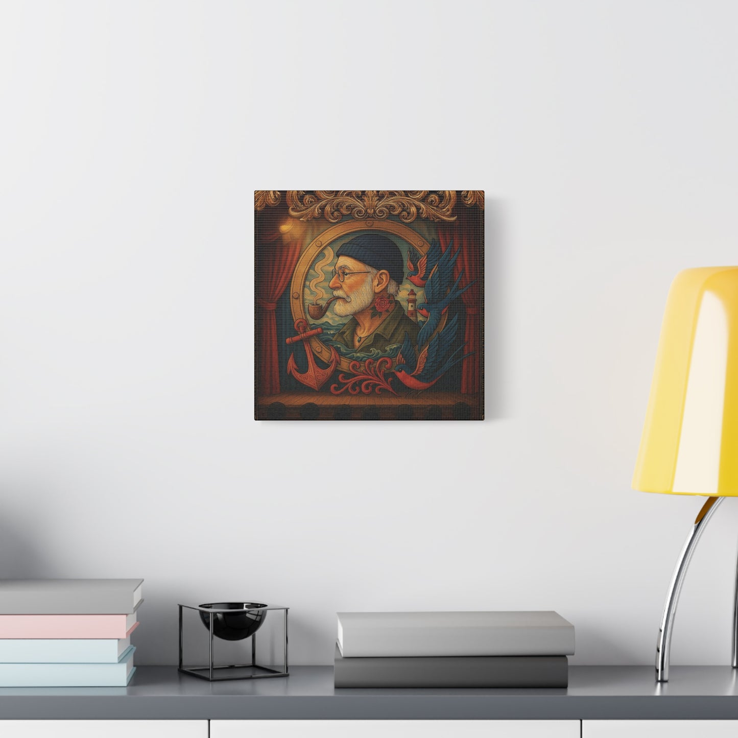 Canvas Wall Art - The Old Sailor’s Portrait