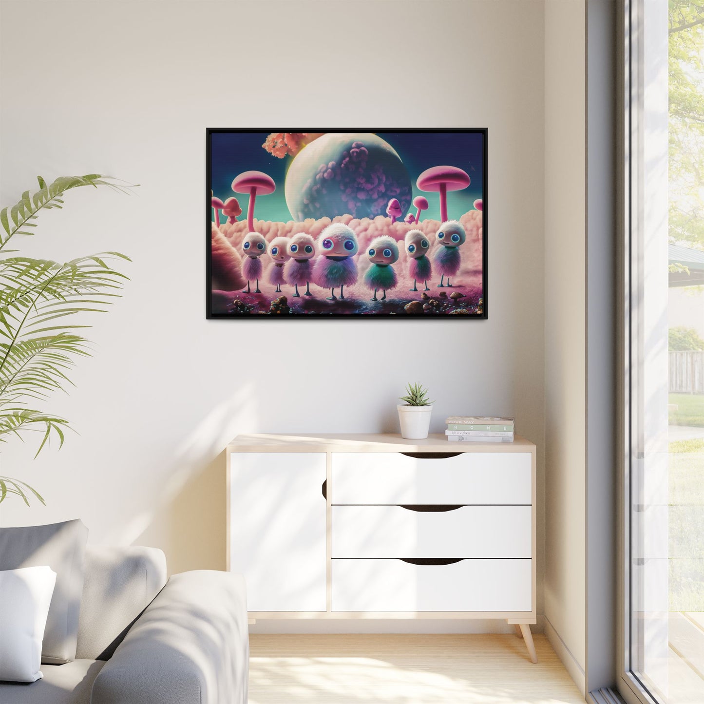 “"Keep smiling," whispered Axlar. "We can eat them later." – Fine Art Canvas Print By Andrew McCarter