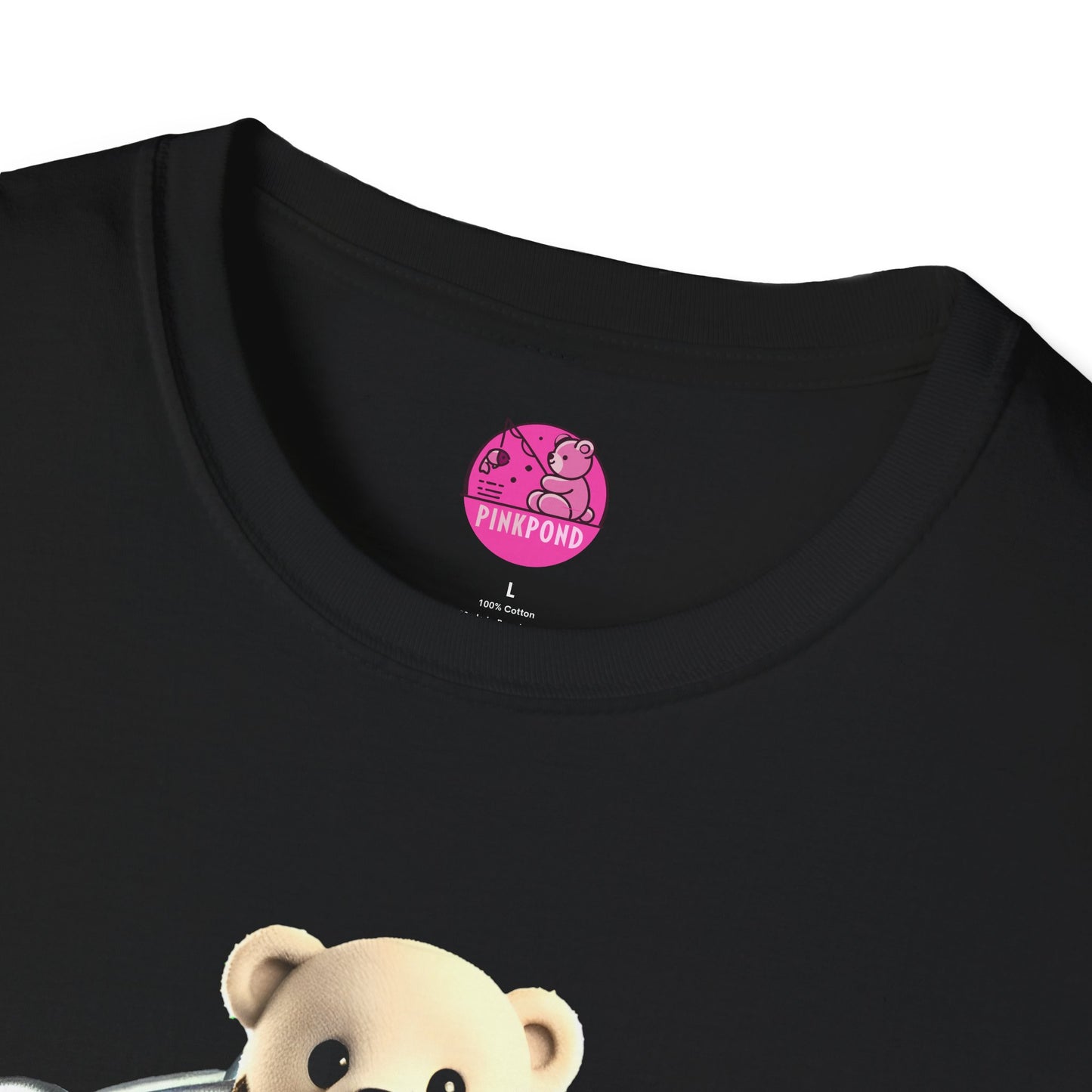 Hot Leather Cub Unisex Softstyle T-Shirt | Fierce and Fun Bear Tee with Leather-Clad Sass