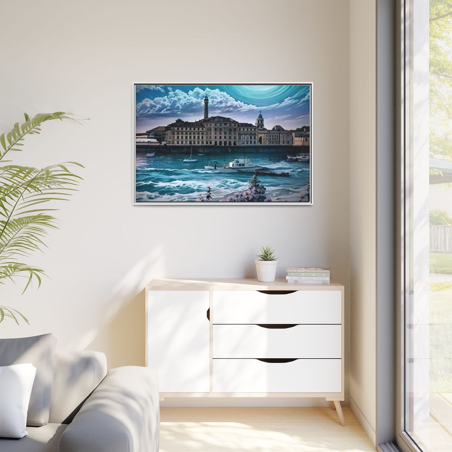 Tides of Time – Royal William Yard by Andrew McCarter - Canvas Print