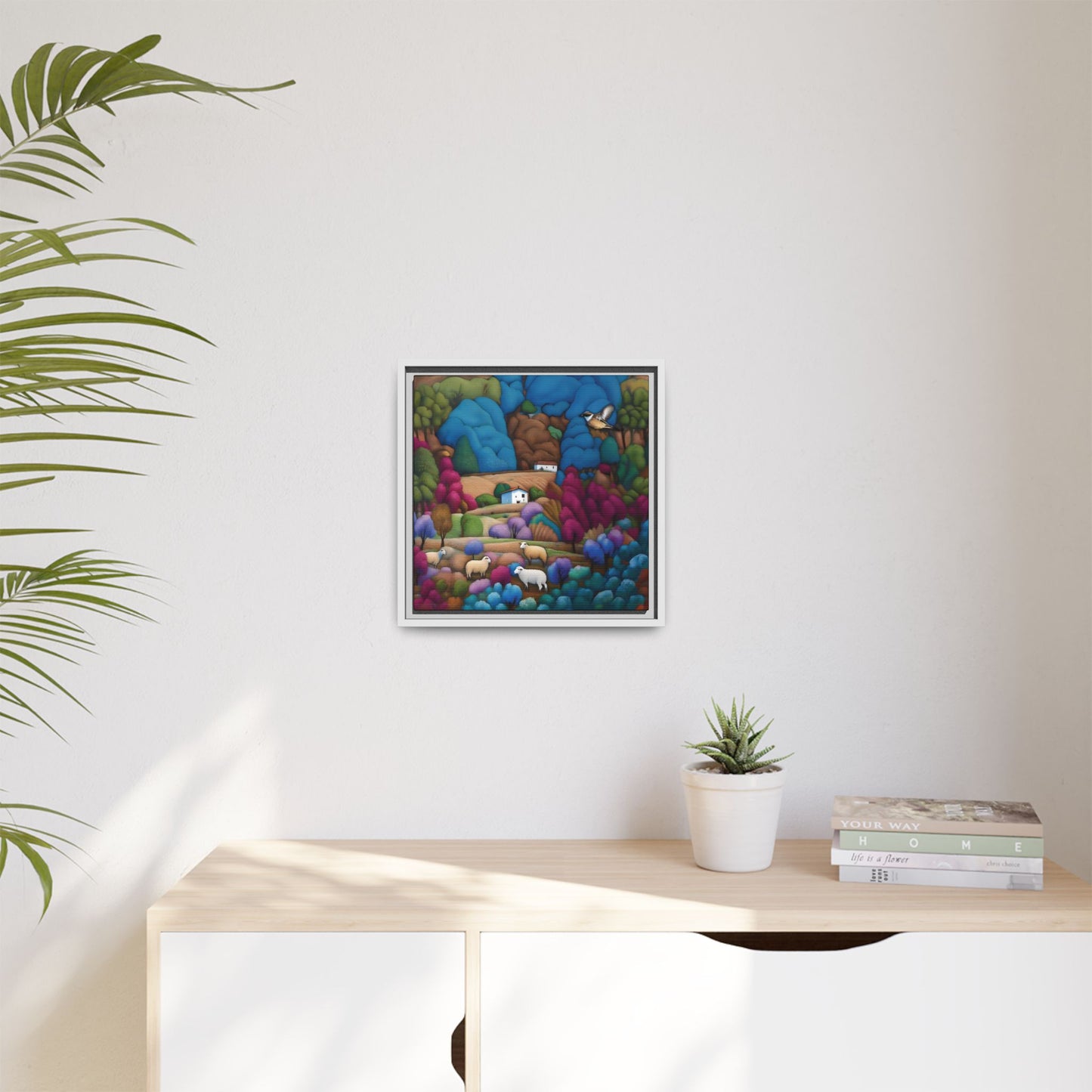 The Painted Valley Canvas Print by Andrew McCarter