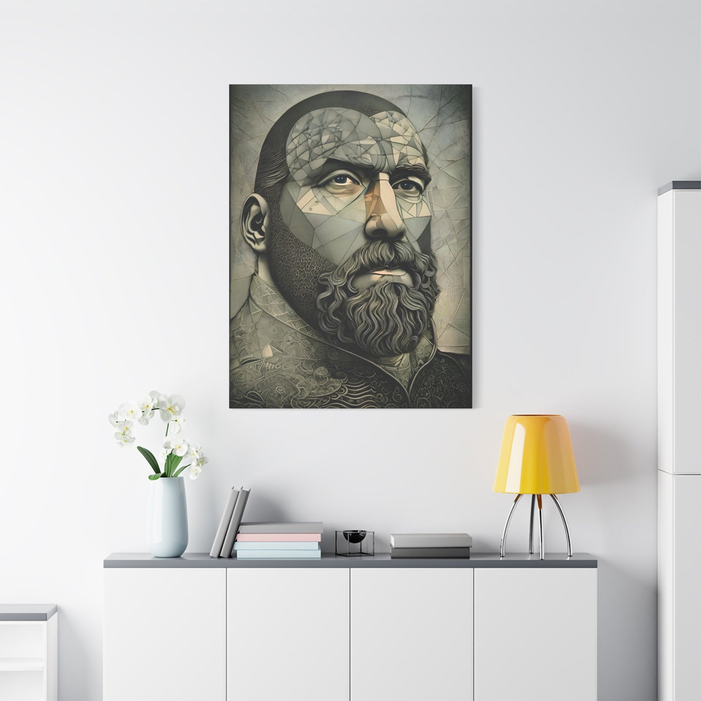 Fractured Peace - Fine Art Print by Andrew McCarter adapted from a drawing by David Lake