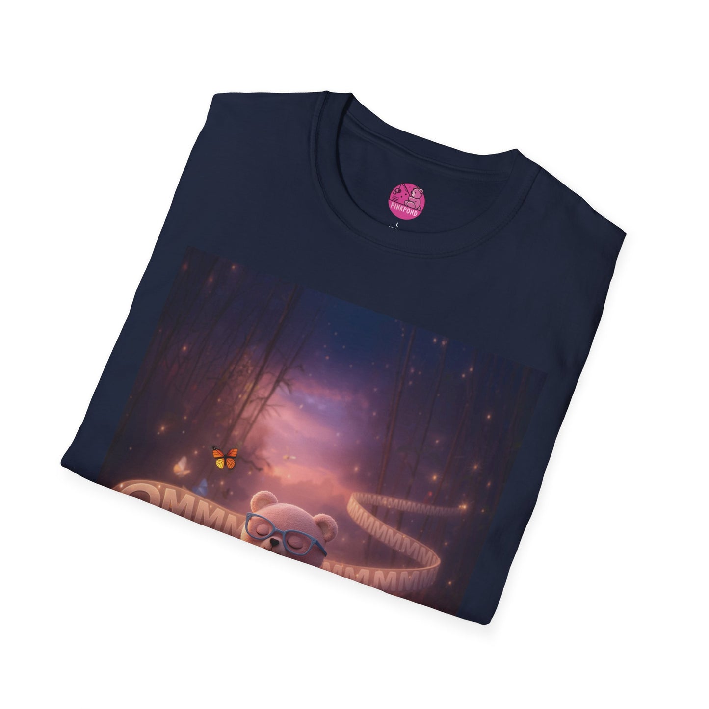 Meditating Bear Dusk Dreamscape T-Shirt