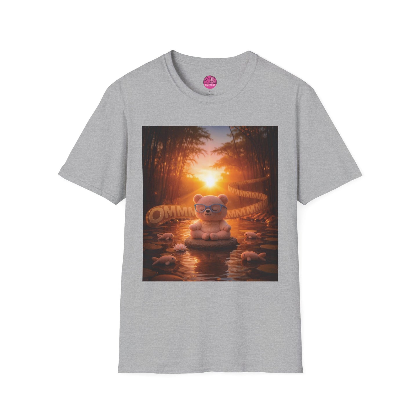 Meditating Bear Golden Hour T-Shirt