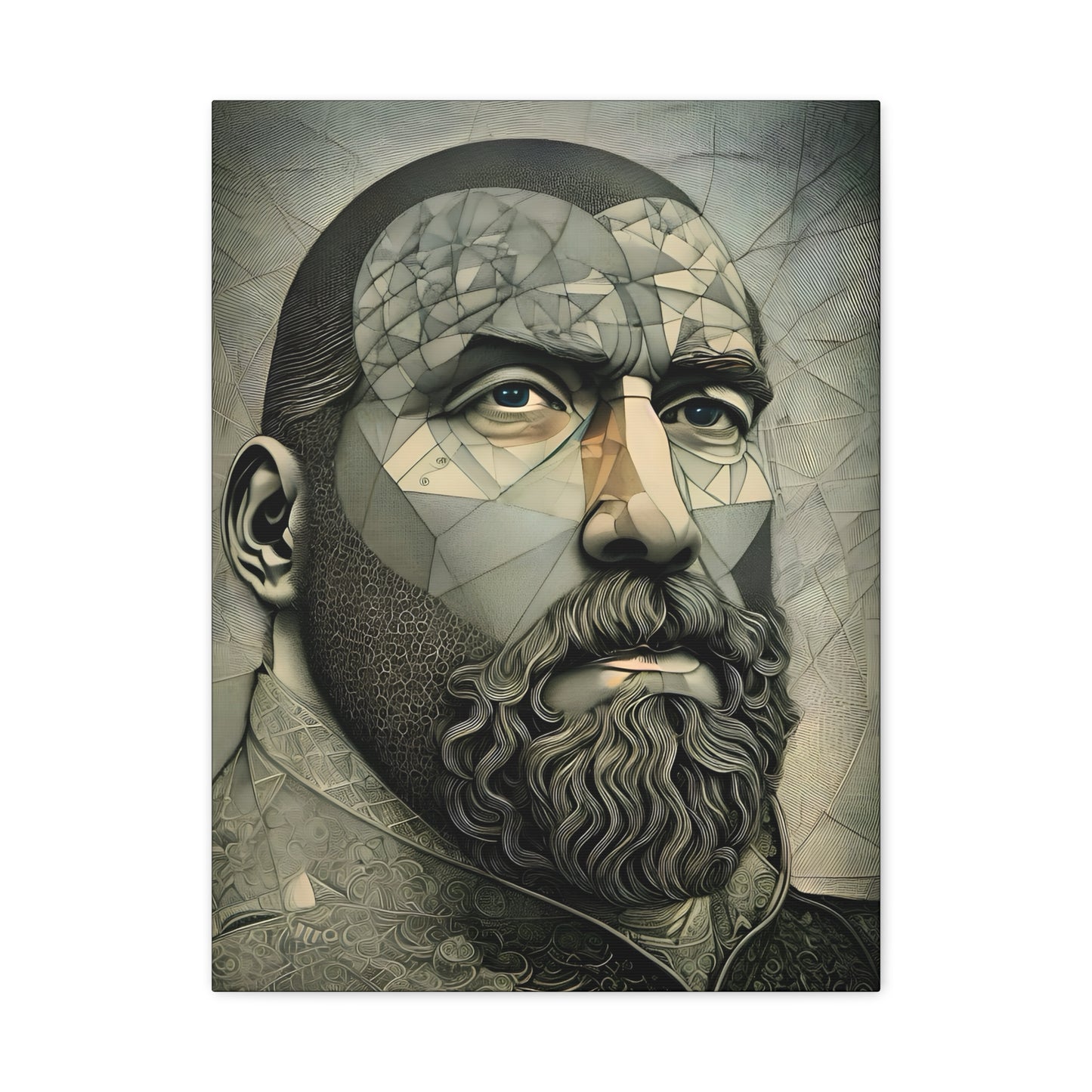 Fractured Peace -  Fine Art Print by Andrew McCarter adapted from a drawing by David Lake