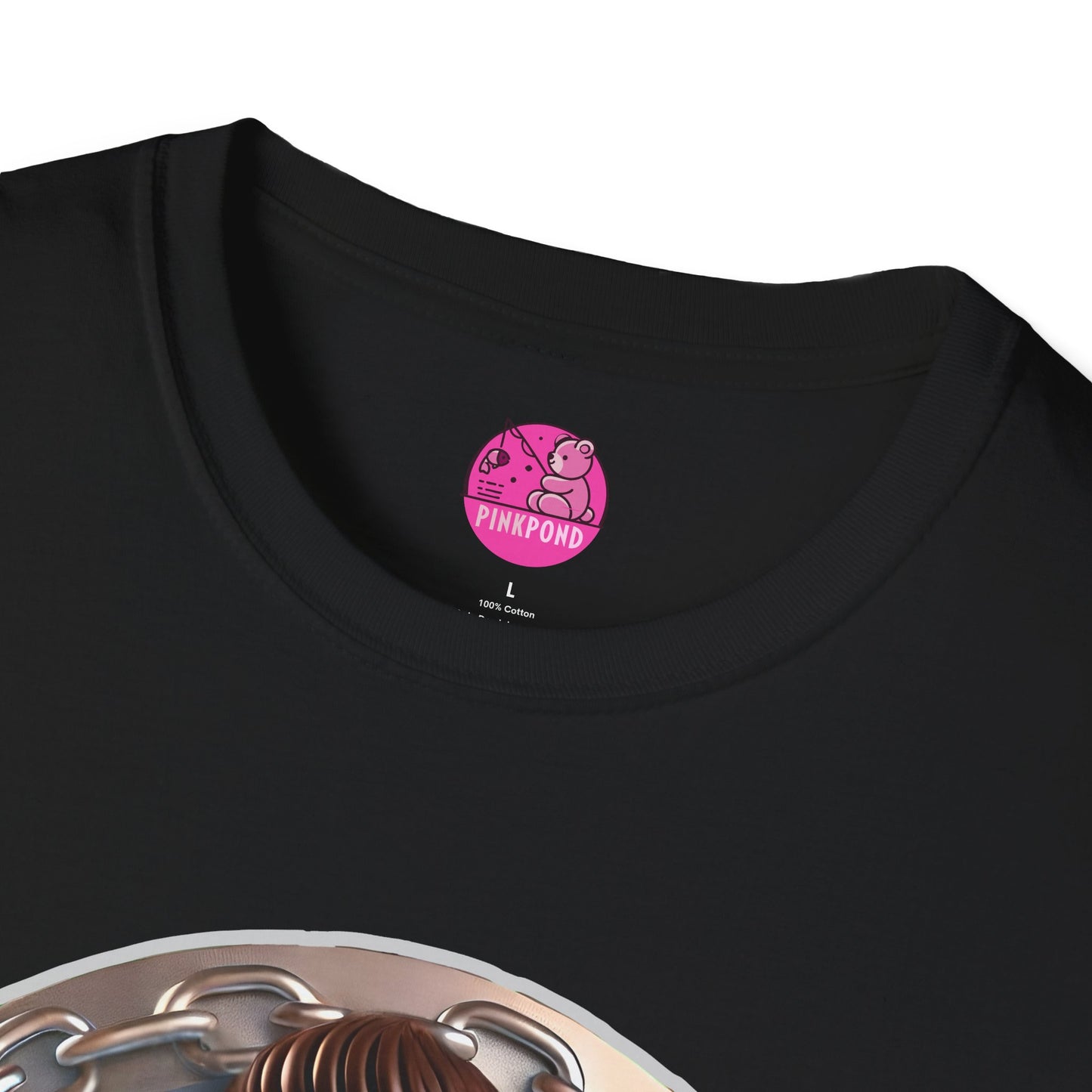 Love Struck Cub – Cute & Bold Chibi Bear T-Shirt