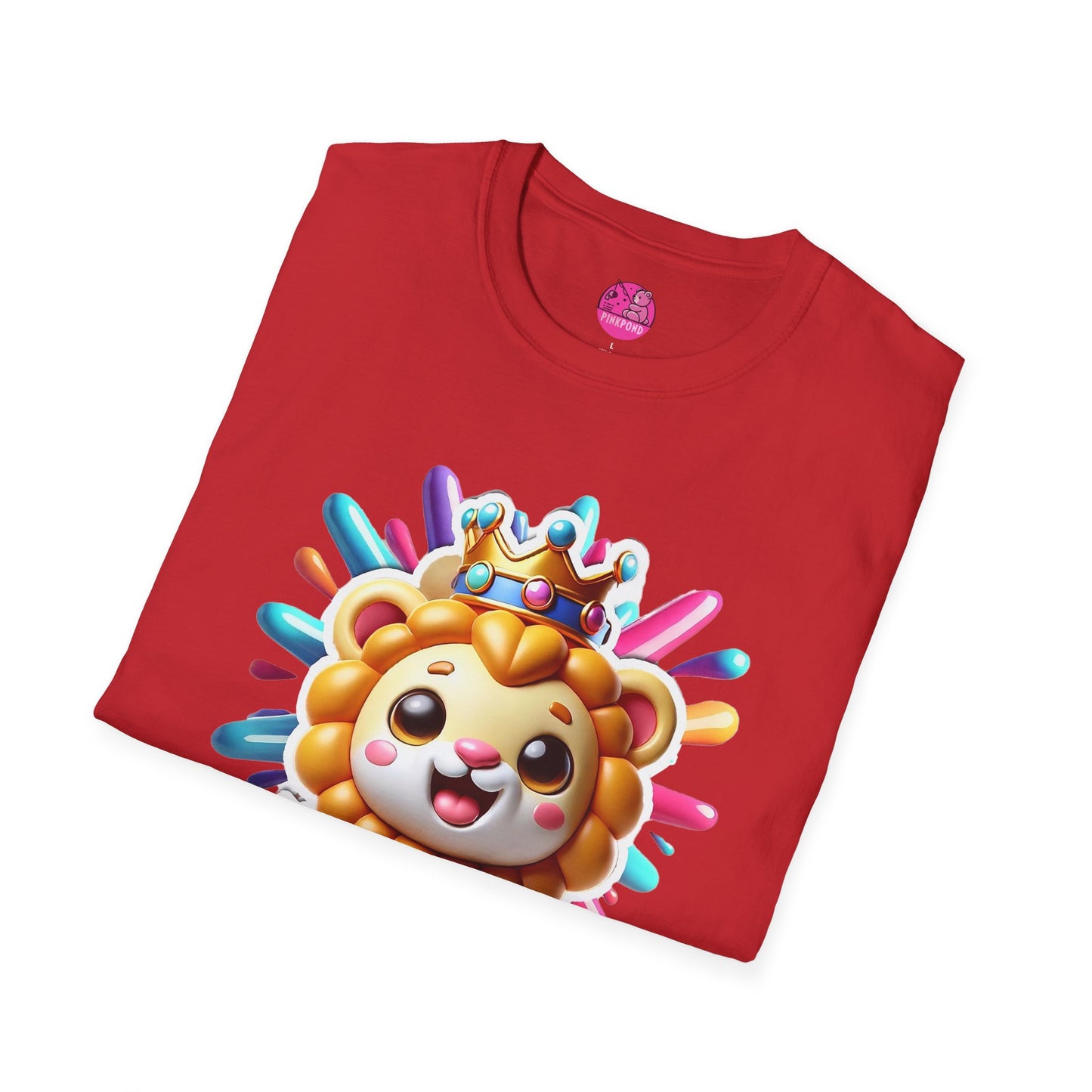 Leon the Lion King Unisex T-Shirt - Fun and Funky Jungle Tee