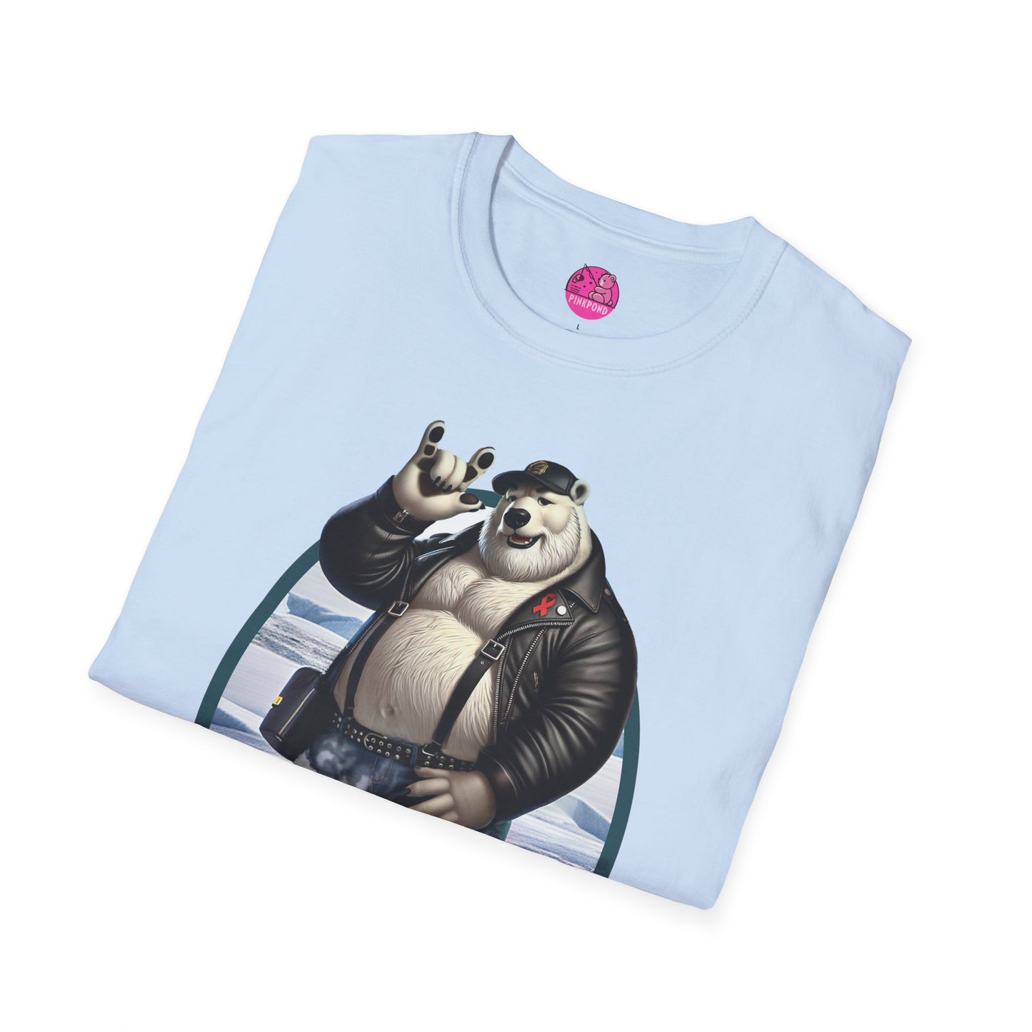 Artic Rebel Polar Bear Love Graphic Tee - ASL Love Sign