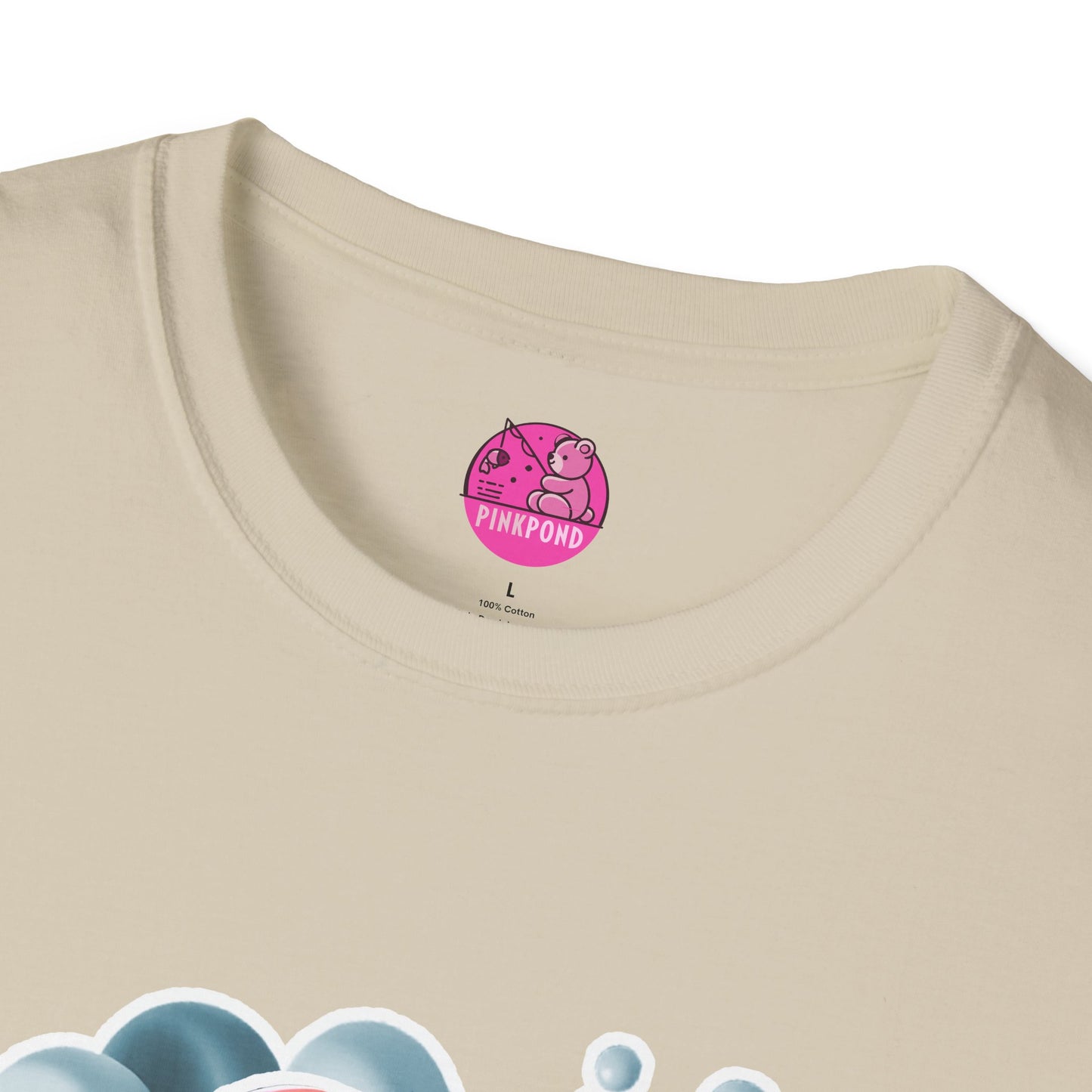 Carrie the Carp T-Shirt - a splash of fishy fun - Unisex Softstyle Tee with 3D Design