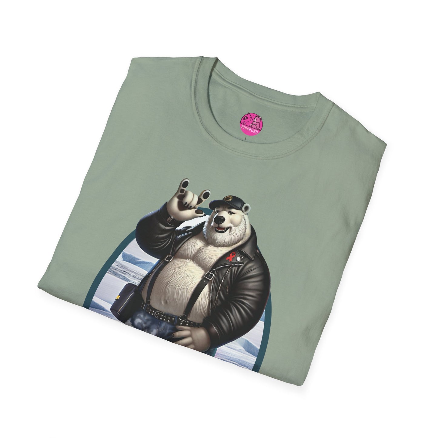 Artic Rebel Polar Bear Love Graphic Tee - ASL Love Sign
