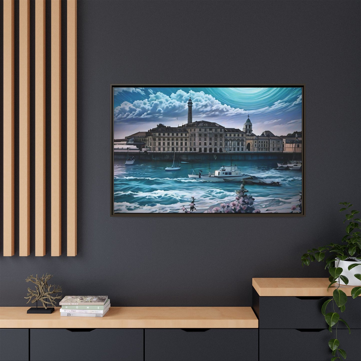 Tides of Time – Royal William Yard by Andrew McCarter - Canvas Print