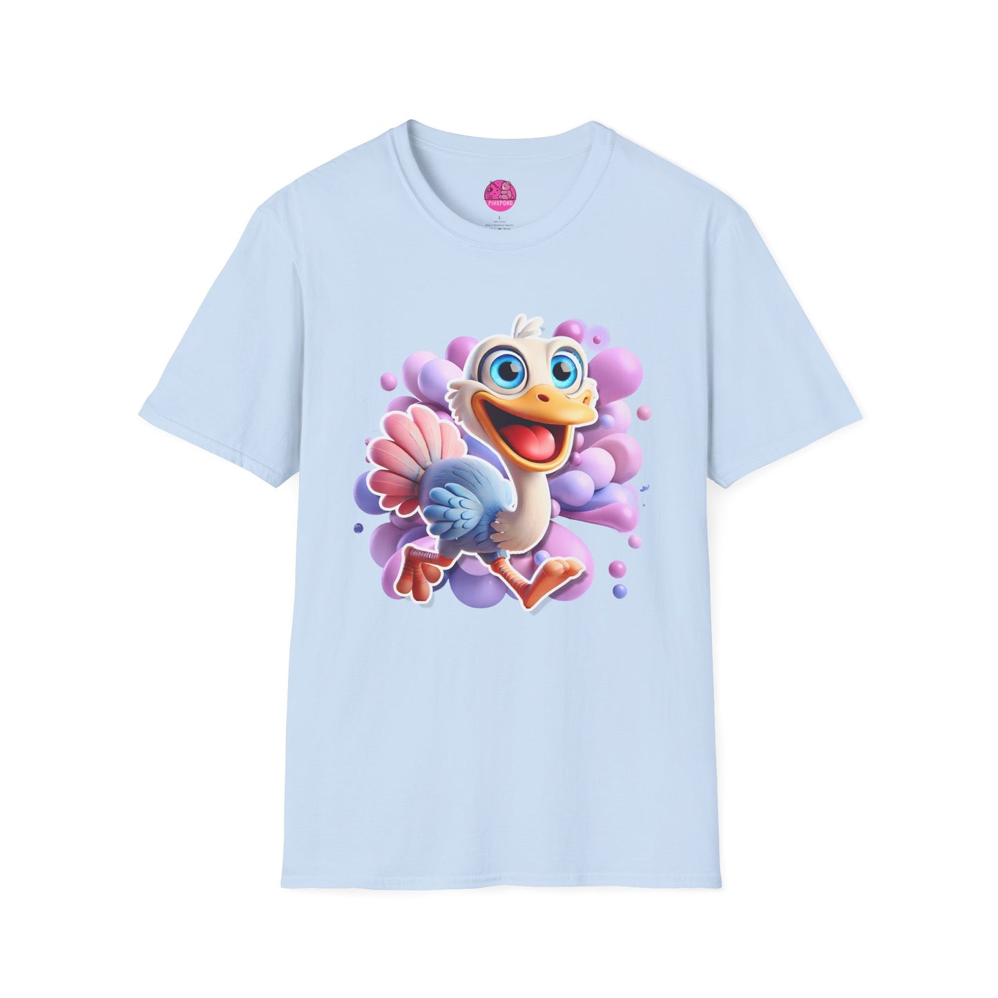 Osma the Ostrich T-Shirt – Speed, Smiles, and Sass!! - Unisex Softstyle Tee