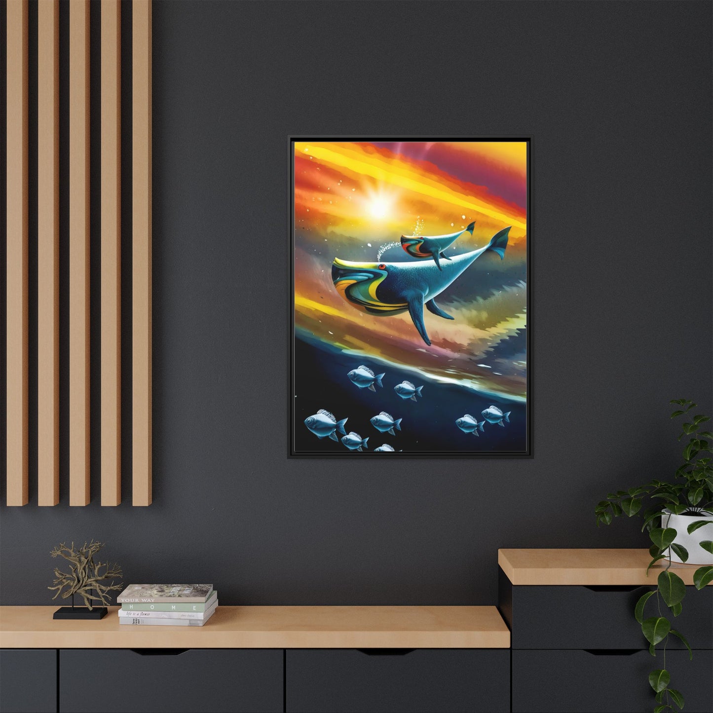 Celestial Whale by Andrew McCarter - Art Print