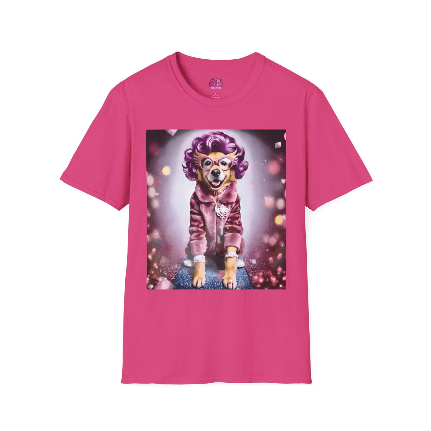 Dame Edna Labrador Dog T-Shirt - Fabulous & Fetching