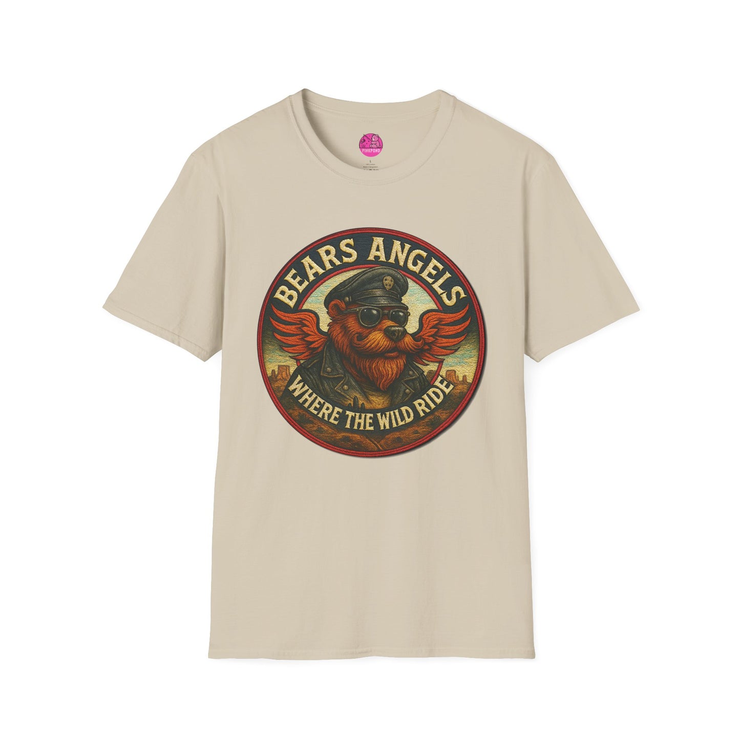 Biker Bears Angels Unisex T-Shirt - Where The Wild Ride Tee