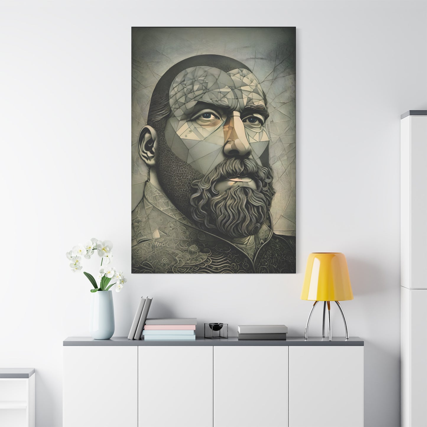 Fractured Peace - Fine Art Print by Andrew McCarter adapted from a drawing by David Lake