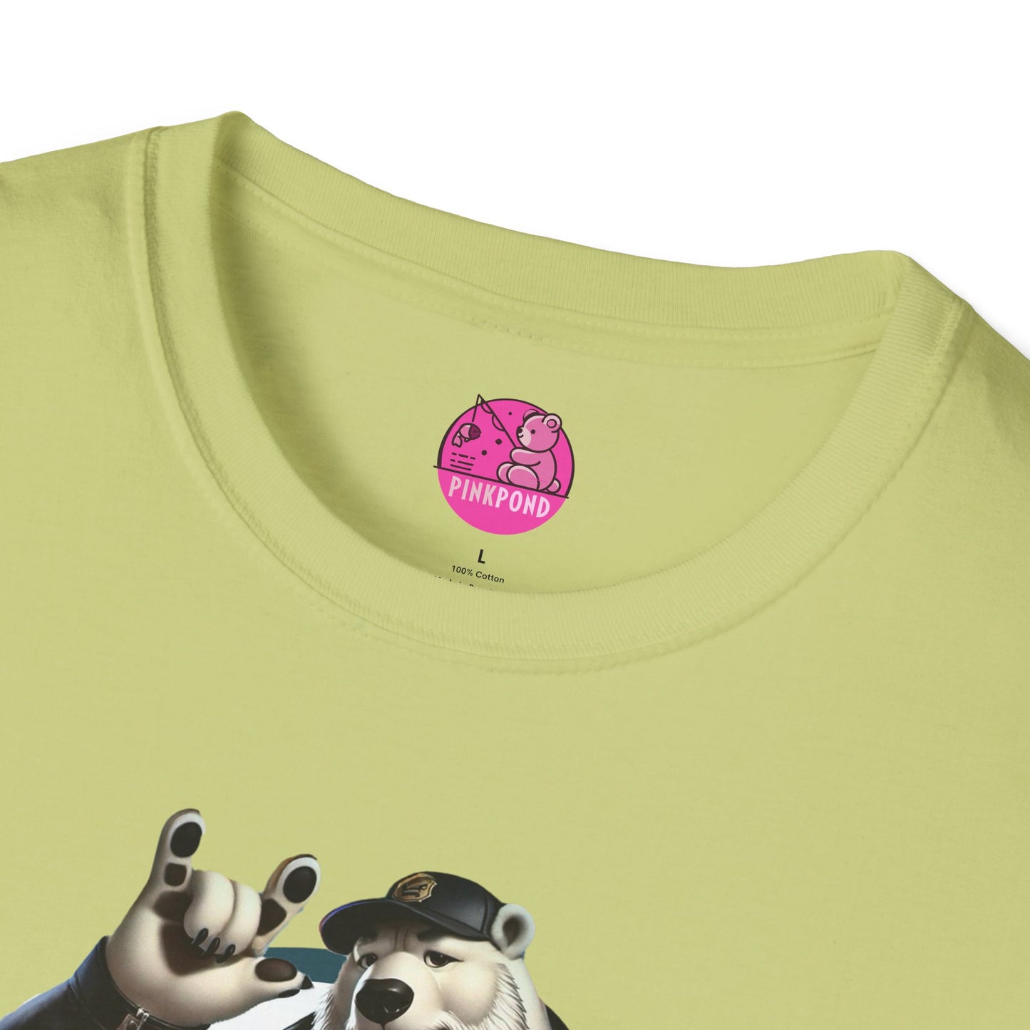 Artic Rebel Polar Bear Love Graphic Tee - ASL Love Sign