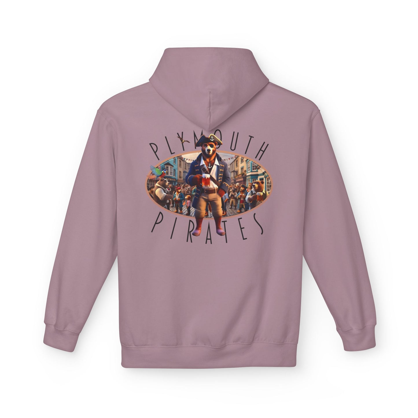 Plymouth Pirates Bear Hoodie