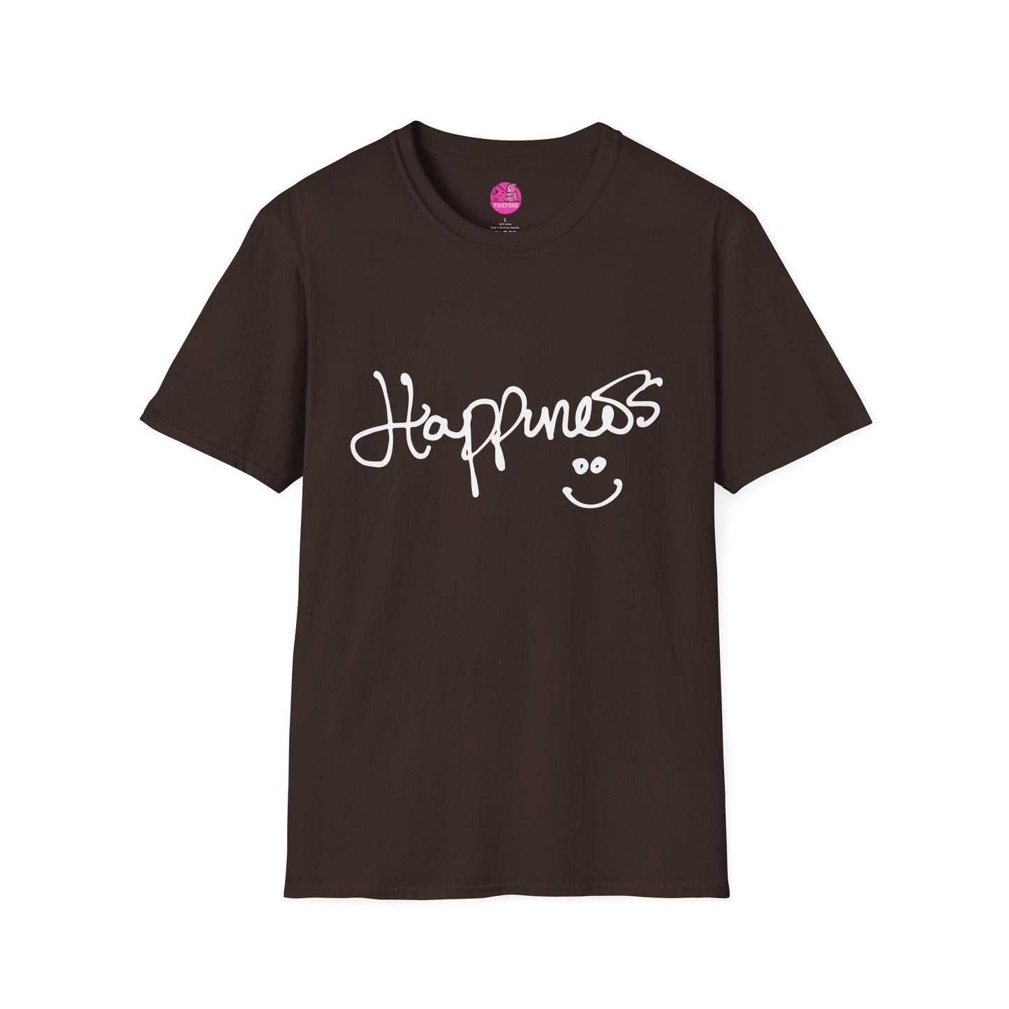 Happiness - Minimalist Positive Vibes T-Shirt
