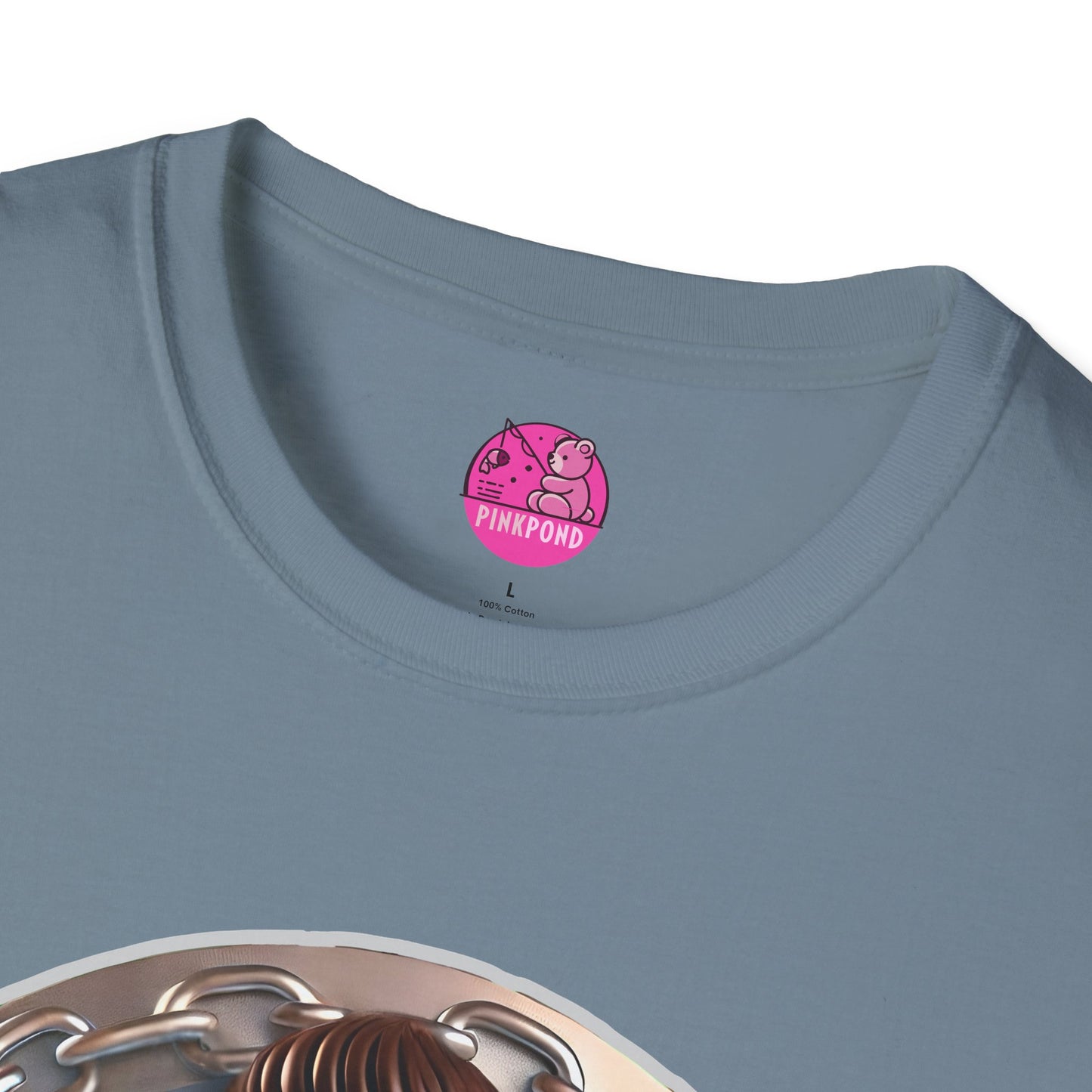 Love Struck Cub – Cute & Bold Chibi Bear T-Shirt
