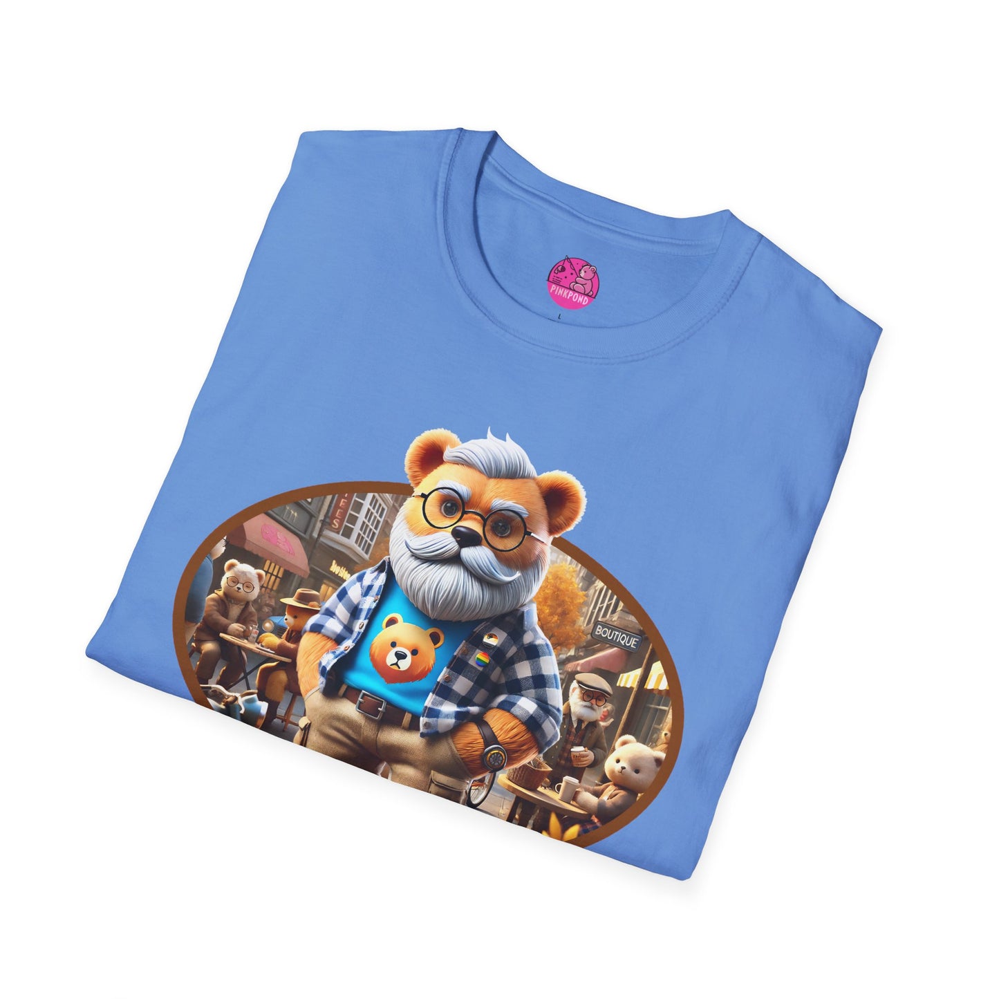 Big Bear T-Shirt - Bold, Comfortable Unisex Softstyle Tee with Playful Charm