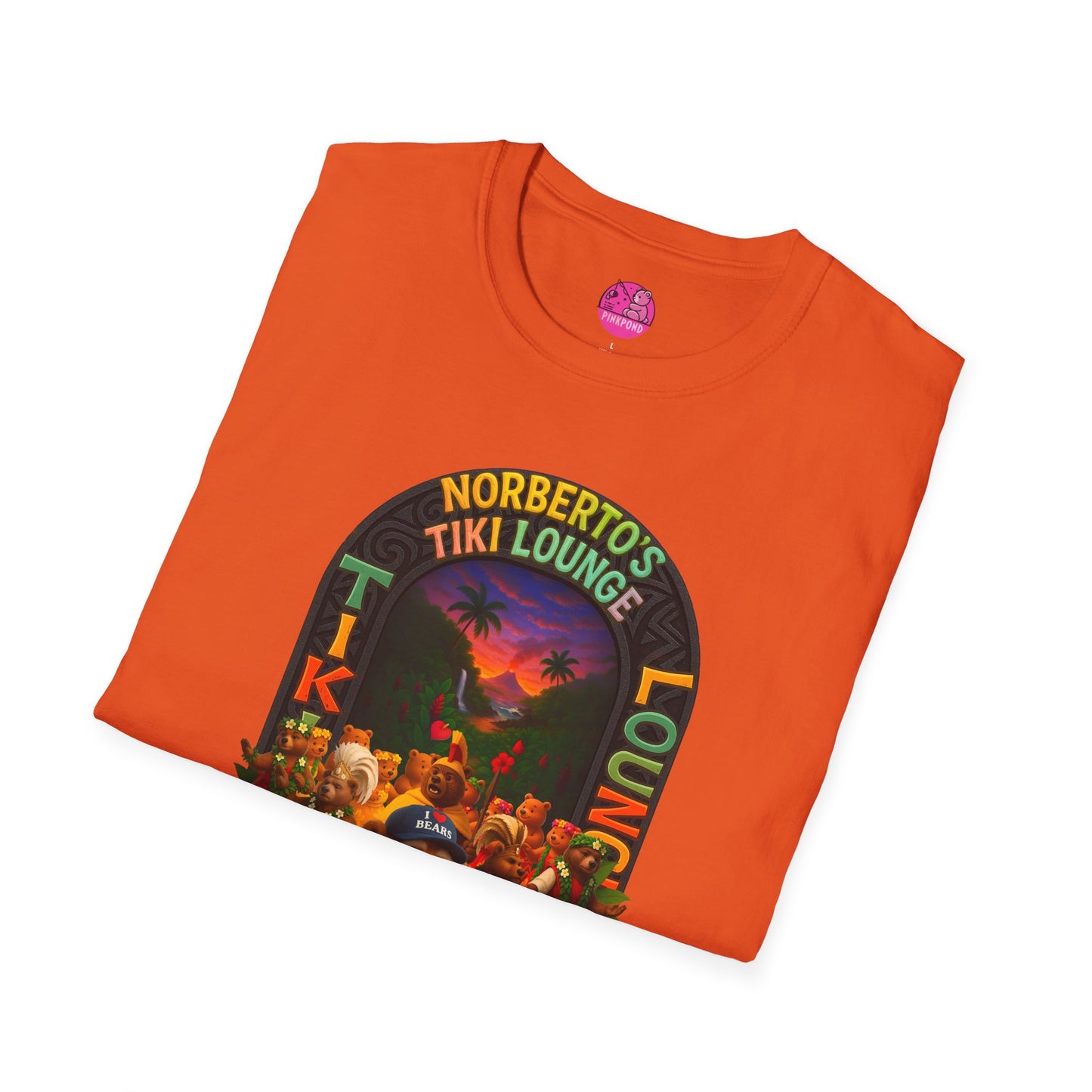 Unisex T-Shirt - Norberto’s Tiki Lounge Bear Tee - A Tribute to Kindness