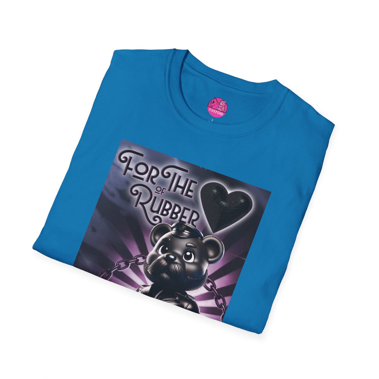 Rubber Bear” – Bold & Playful Tee 🖤🐻✨