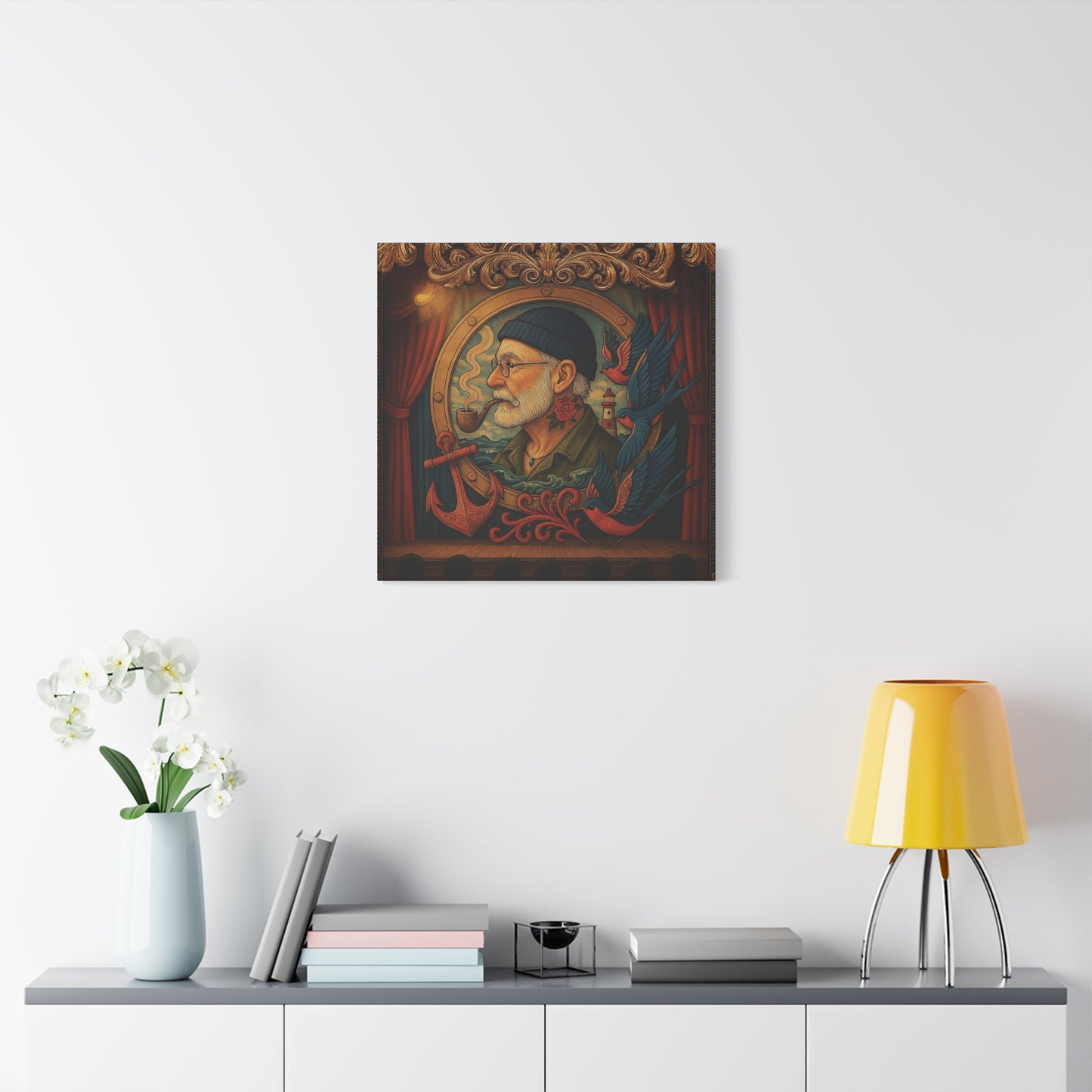 Canvas Wall Art - The Old Sailor’s Portrait