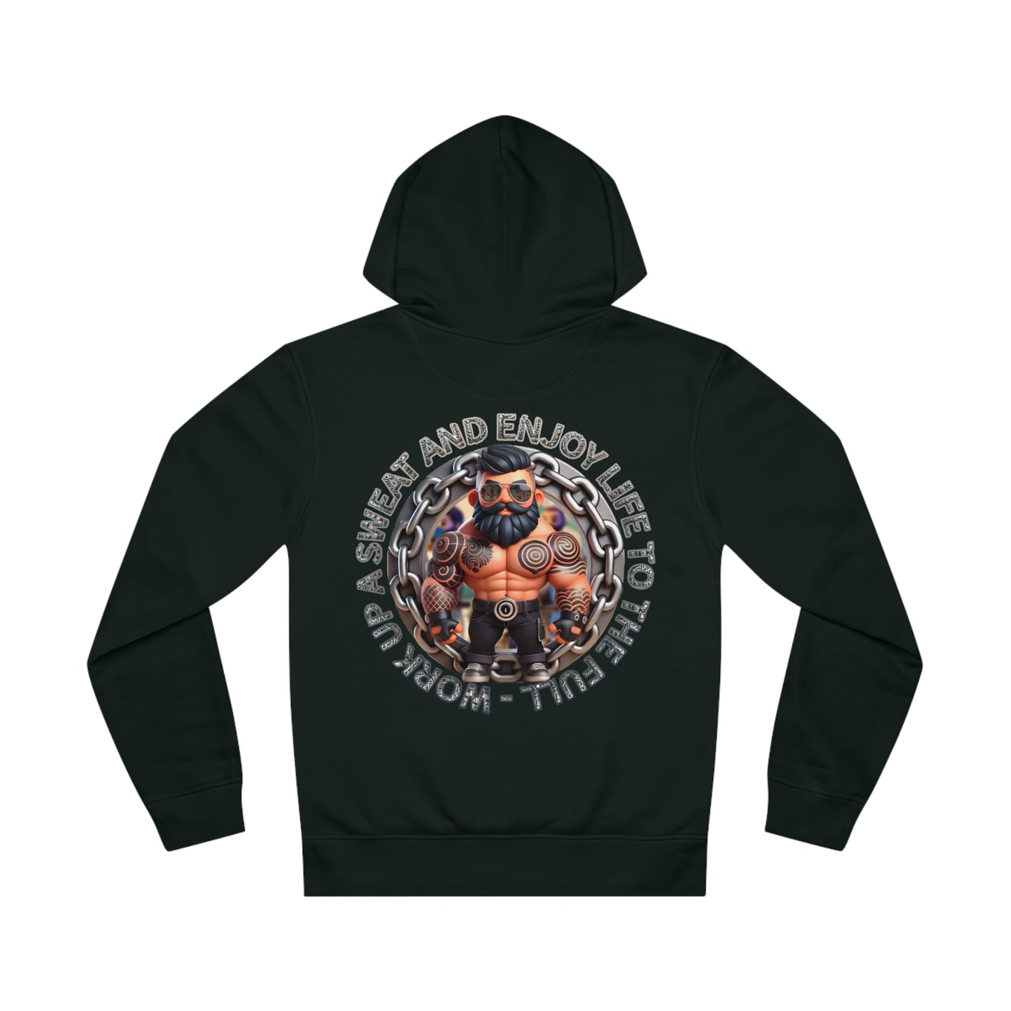 Muscle Gym Hoodie - Bold & Powerful Strength Training Sweatshirt for Beastly Lifters