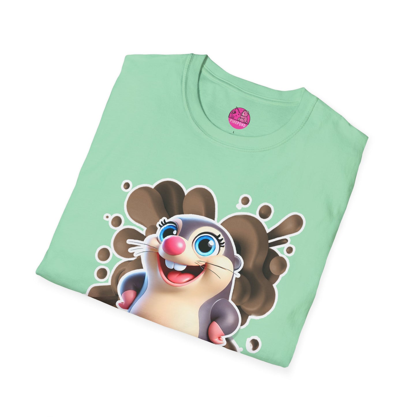 Millicent the Mole T-Shirt – Digging Up Fun in Style - Bold and Colorful Unisex Tee for Fun-Loving Fashion Fans