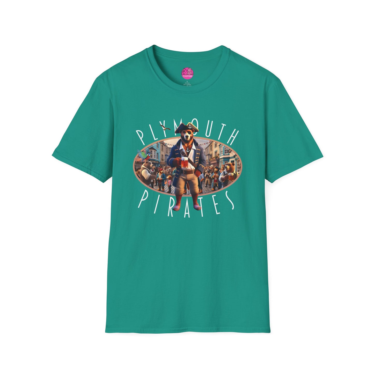 Plymouth Pirates Bear T-Shirt