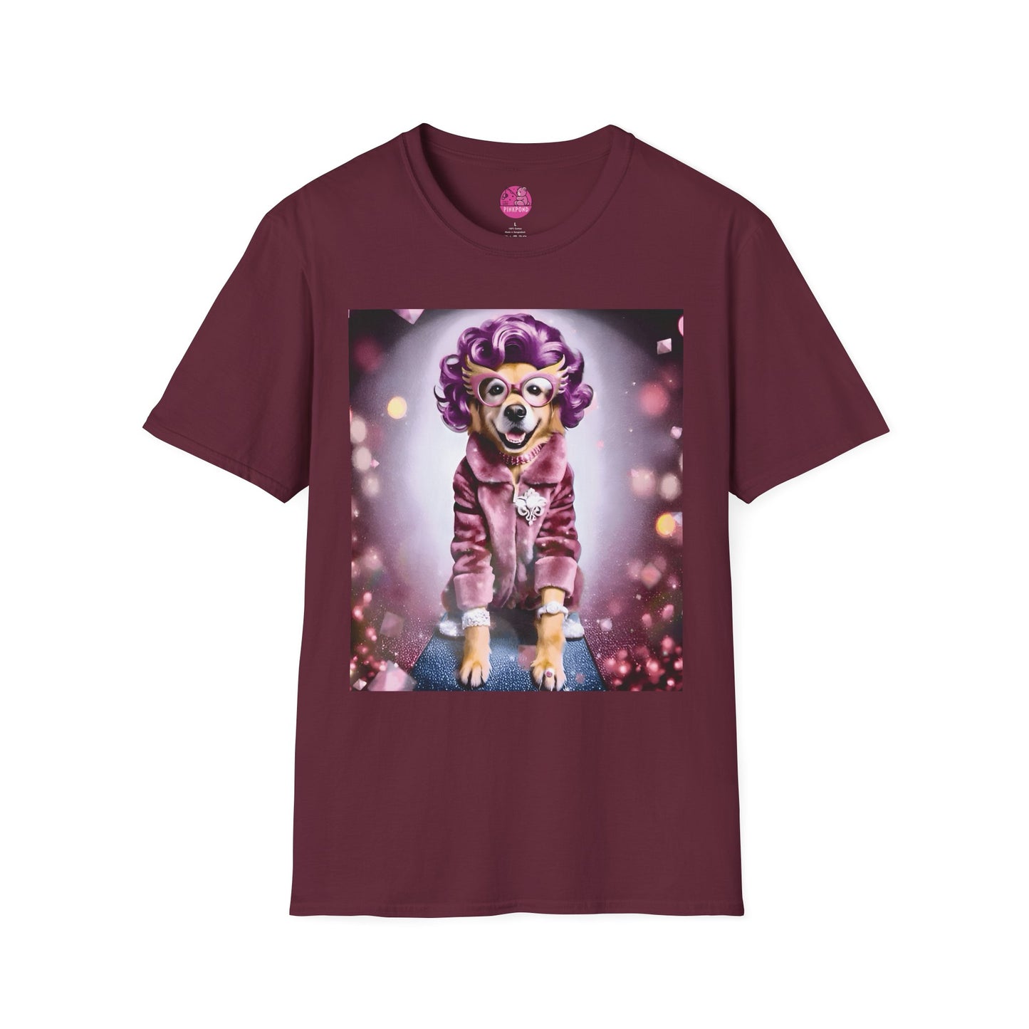 Dame Edna Labrador Dog T-Shirt - Fabulous & Fetching