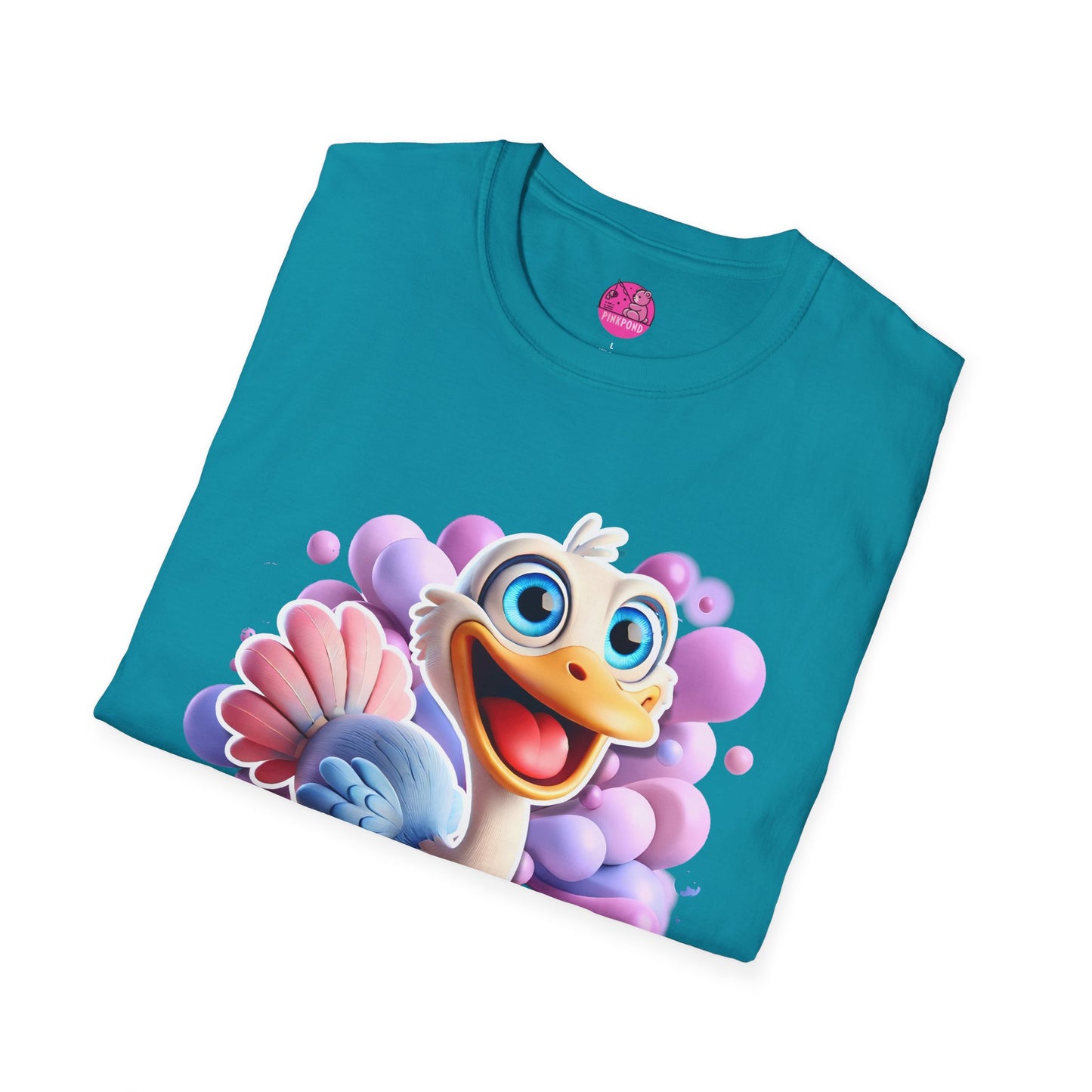 Osma the Ostrich T-Shirt – Speed, Smiles, and Sass!! - Unisex Softstyle Tee