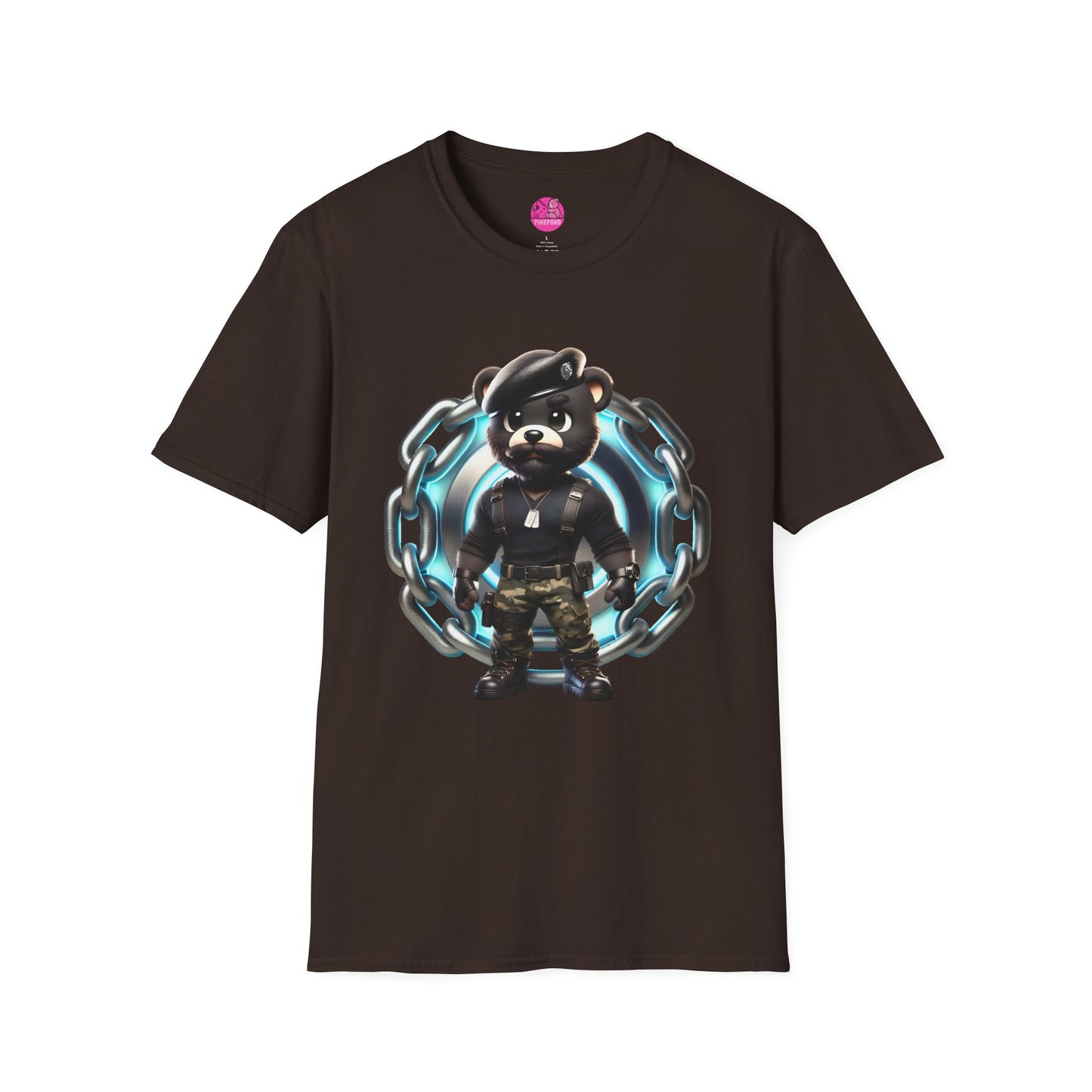 Colin the Combat Bear T-Shirt – Bold, Tactical, and Unstoppable