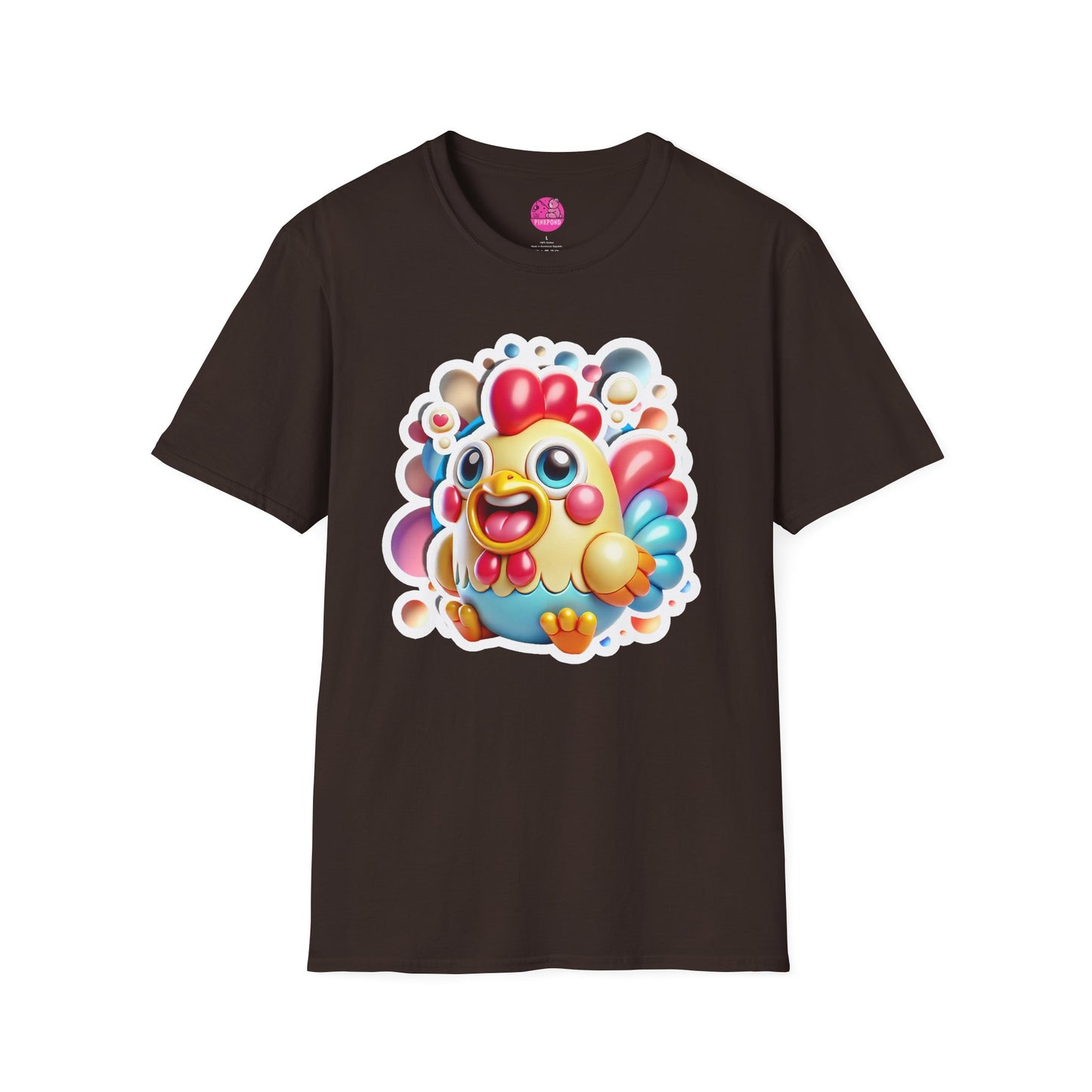 Colin Cockerel Tee - Fun Rooster Graphic Unisex T-Shirt