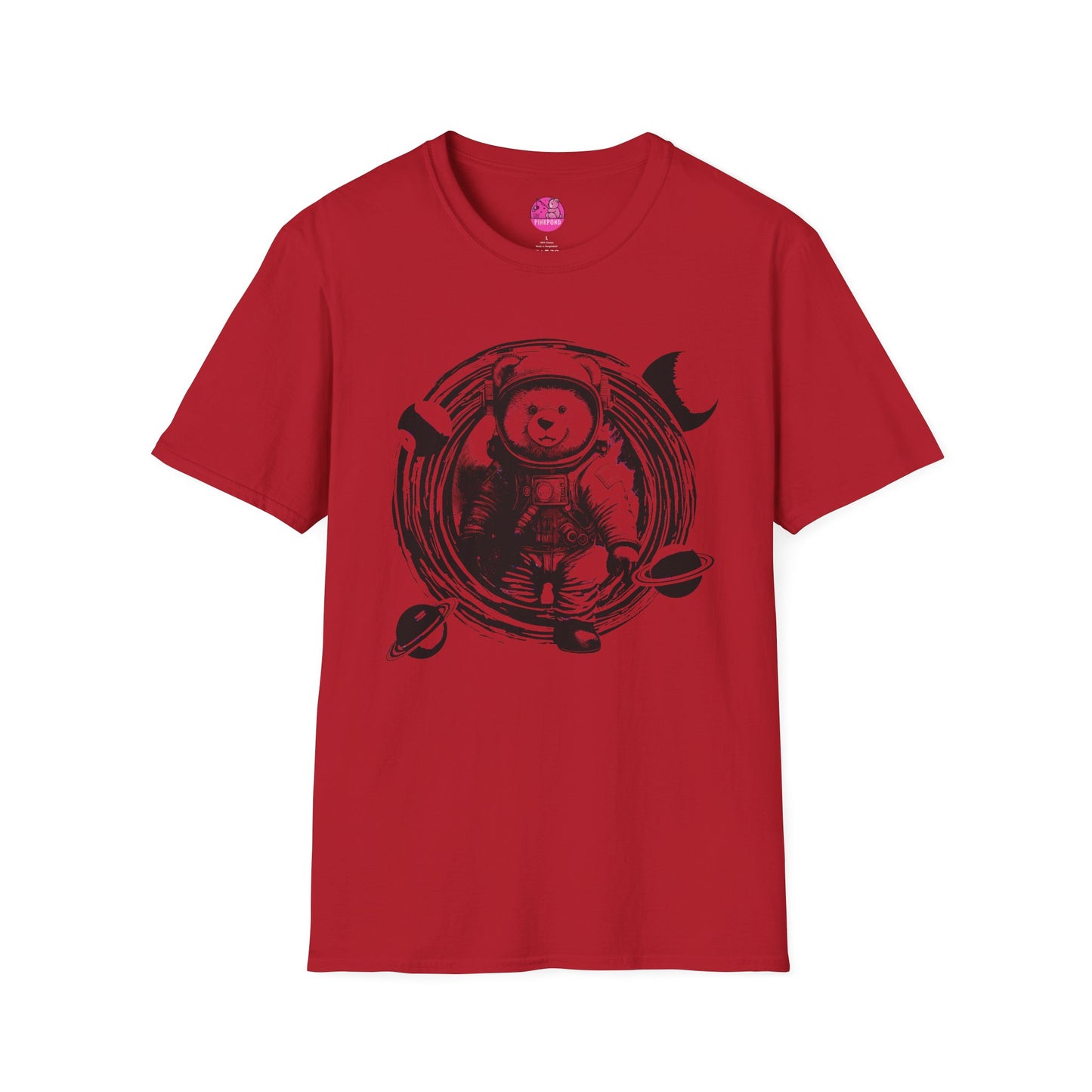Galactic Explorer Cosmobear T-Shirt - Unisex Softstyle