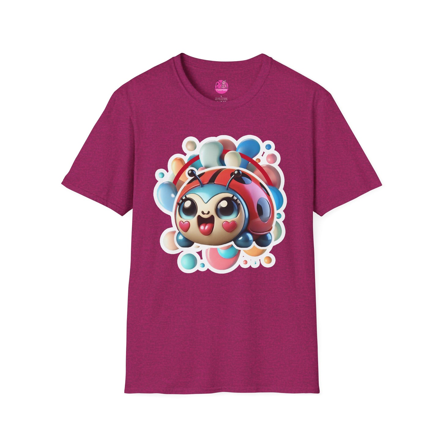 Leticia Ladybird Tee – Sweet, Stylish & Full of Charm!  T-Shirt - Unisex Tee for Fun-Lovers 🐞✨