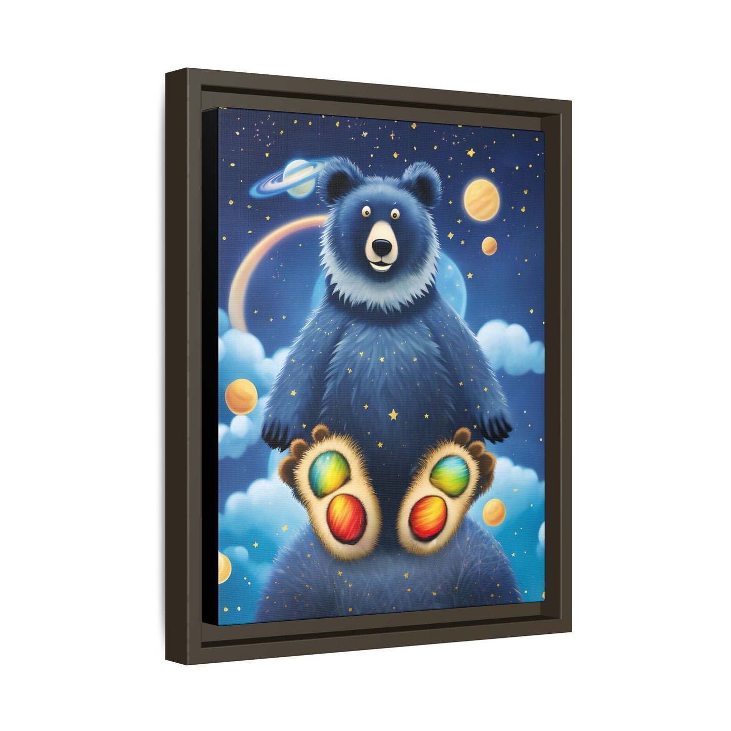 'Cosmic Pawprints' by Andrew McCarter - Canvas Art