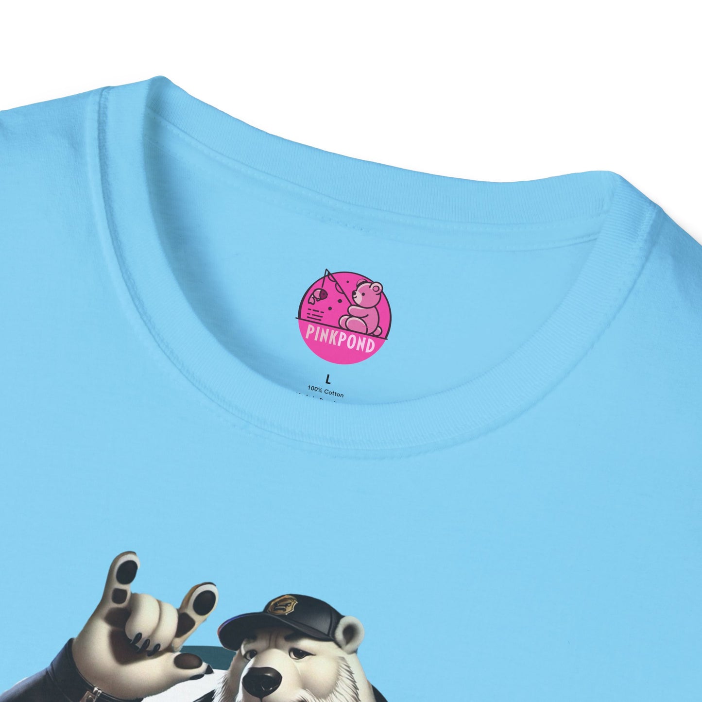 Artic Rebel Polar Bear Love Graphic Tee - ASL Love Sign