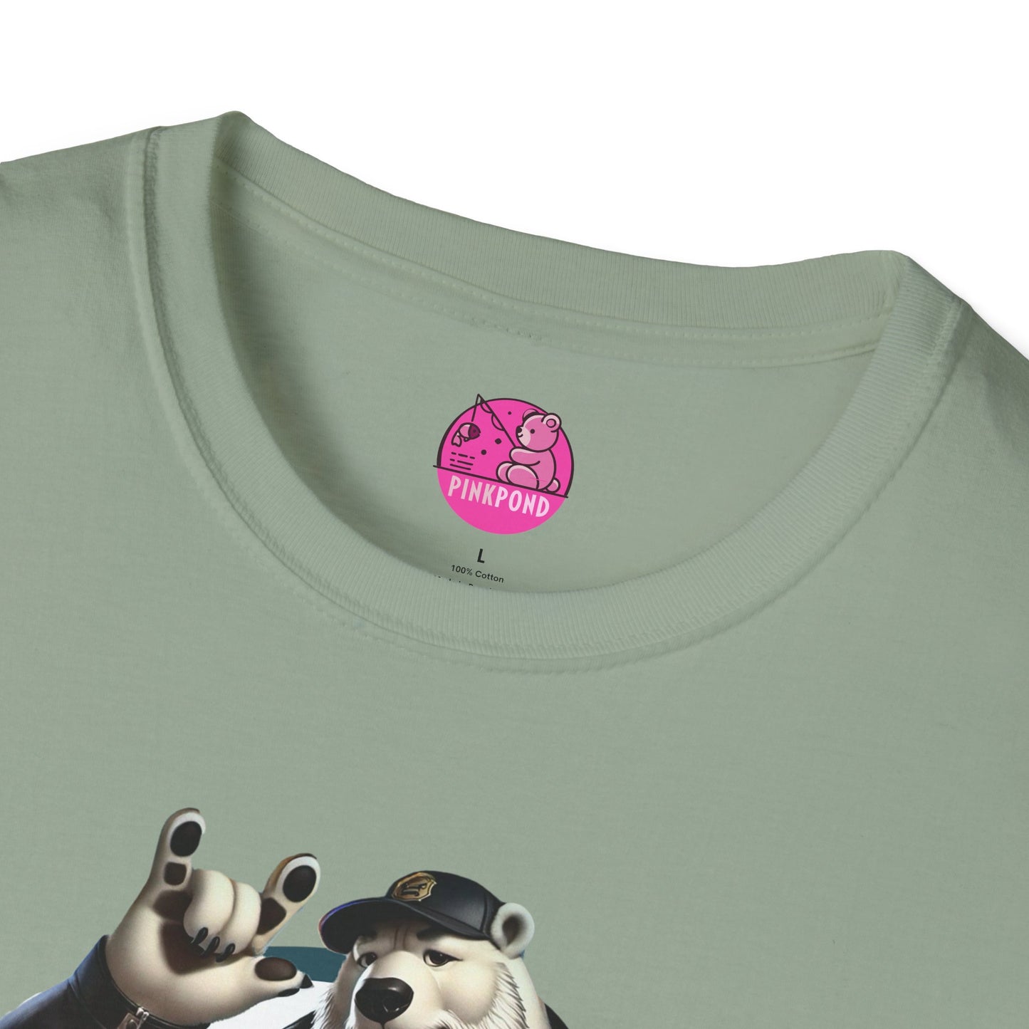 Artic Rebel Polar Bear Love Graphic Tee - ASL Love Sign