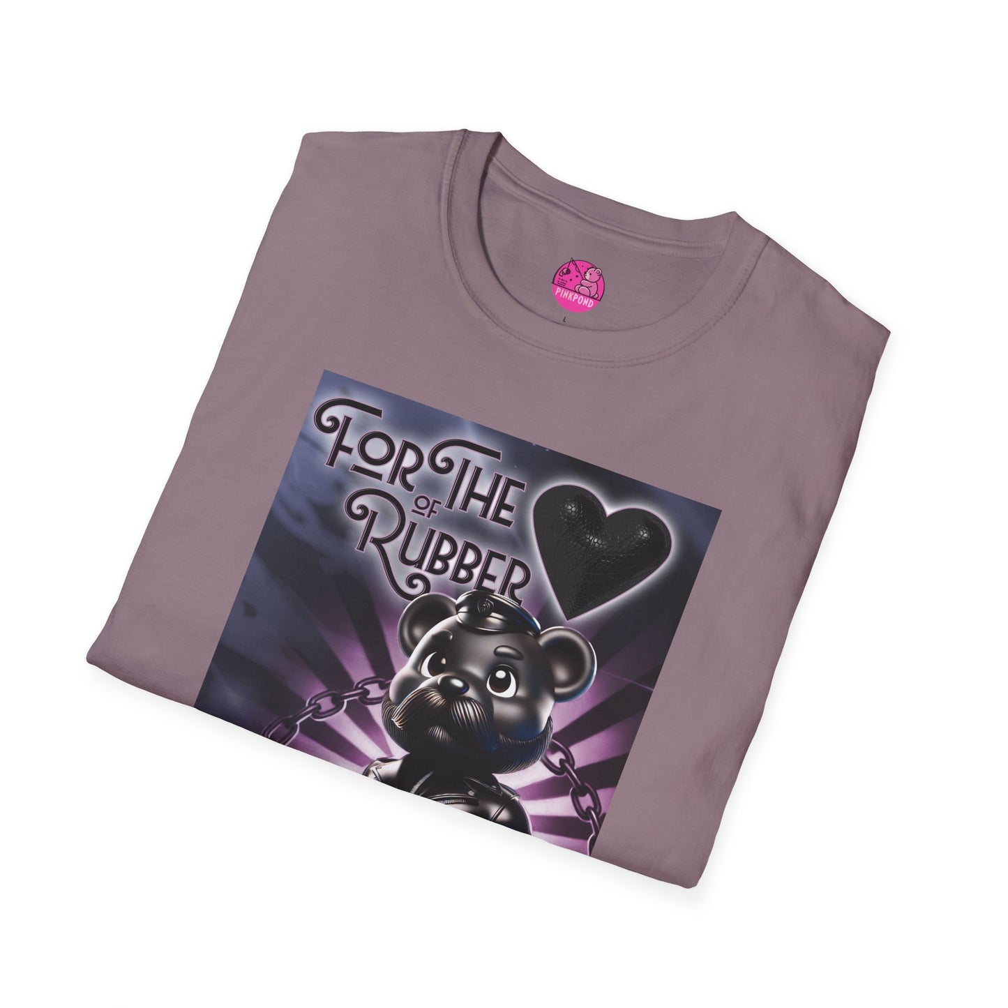 Rubber Bear” – Bold & Playful Tee 🖤🐻✨