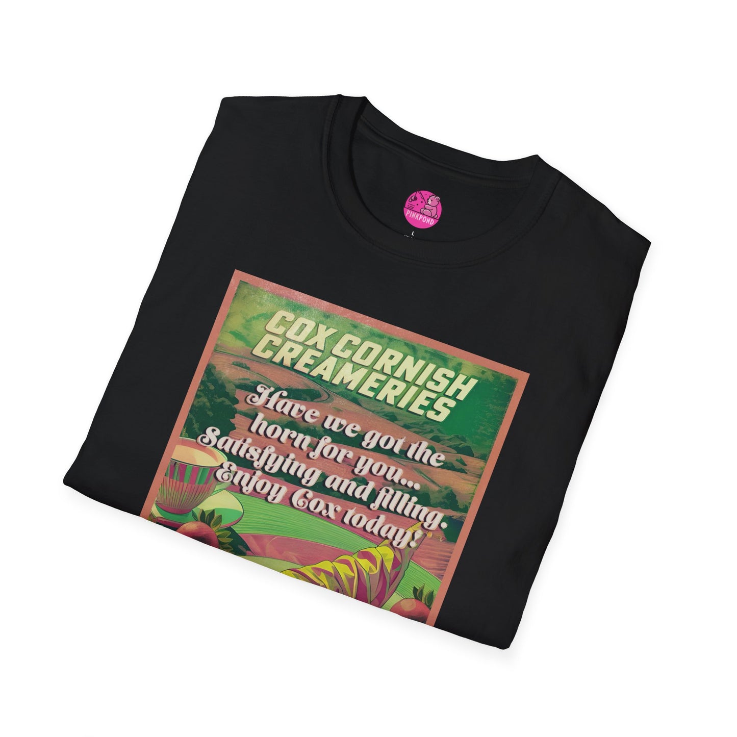 Saucy Vintage Cox Creameries - Satisfy Your Cravings T-Shirt