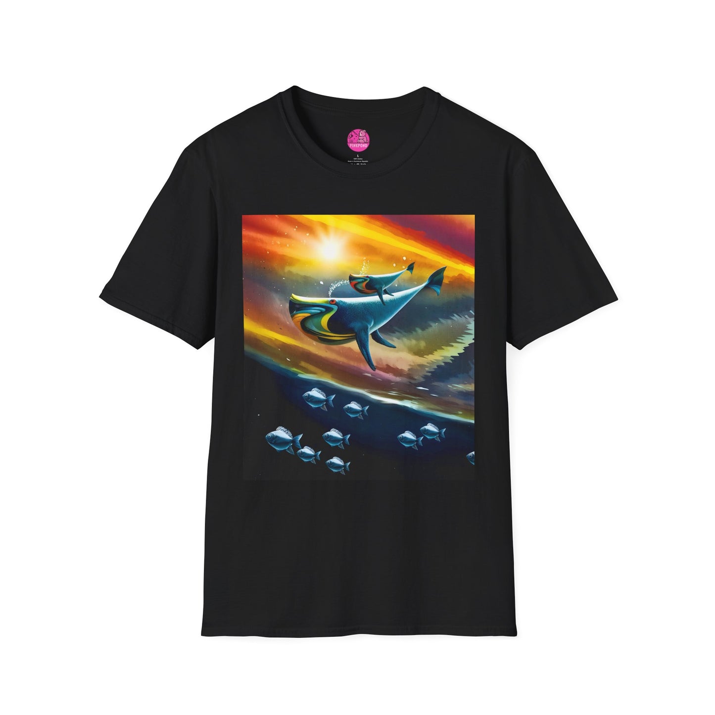 Celestial Whale Adventure T-Shirt