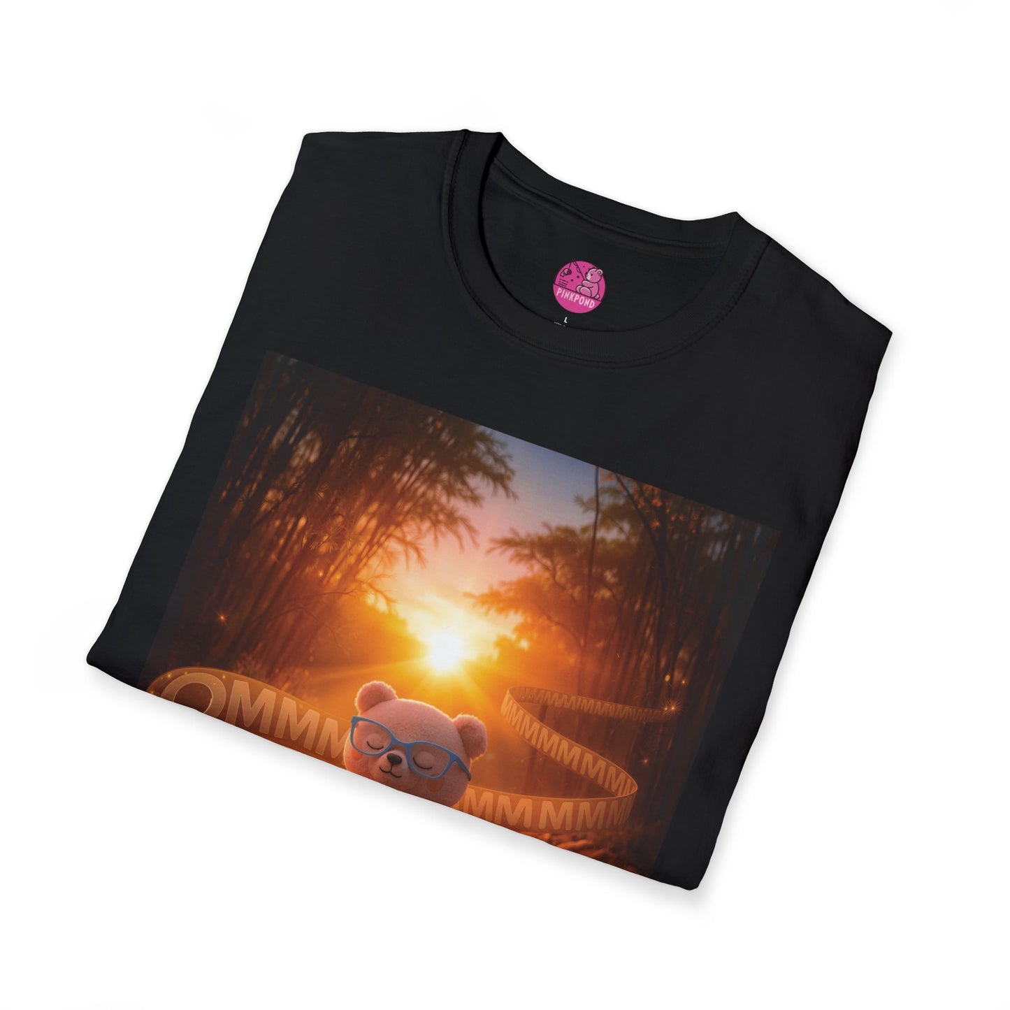 Meditating Bear Golden Hour T-Shirt