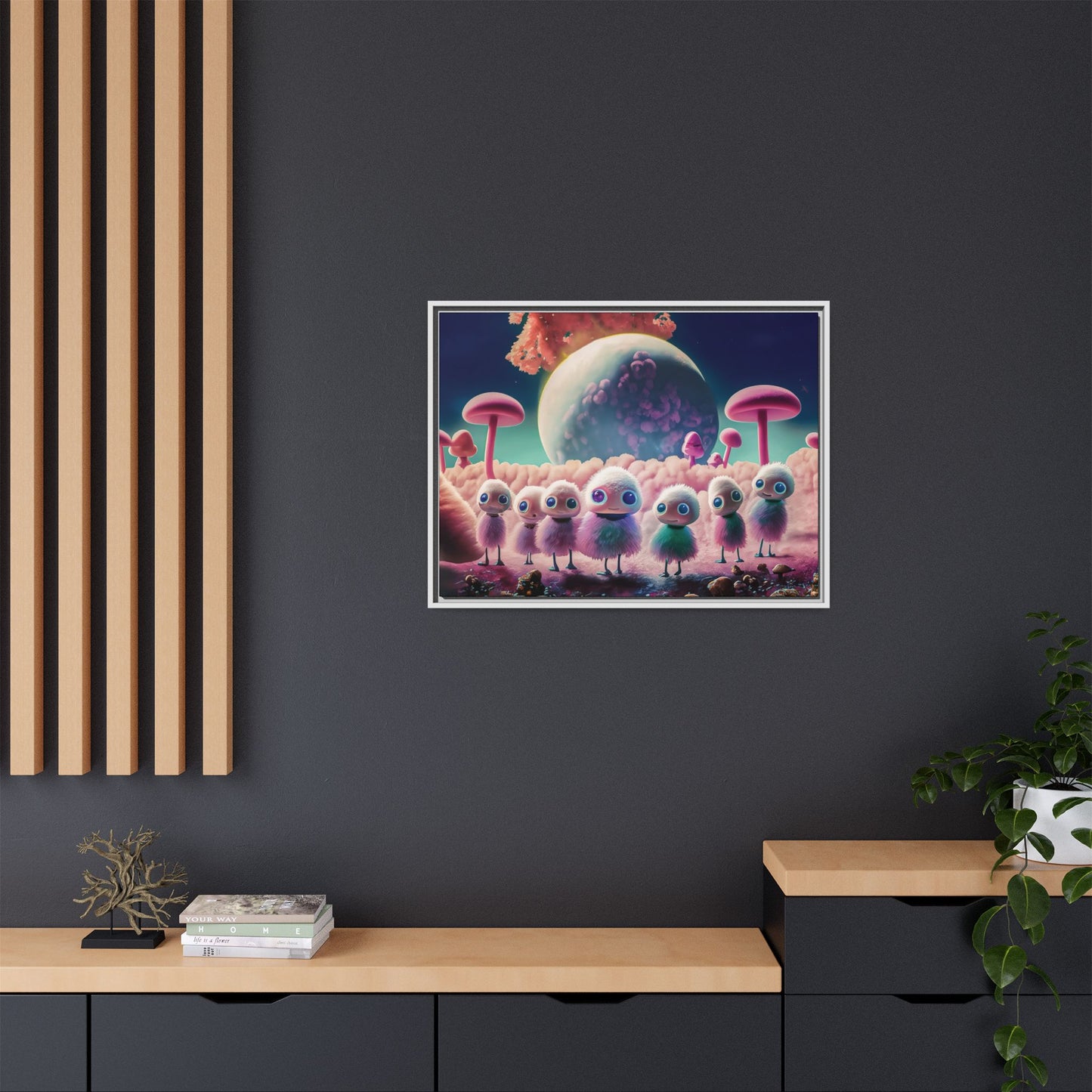 “"Keep smiling," whispered Axlar. "We can eat them later." – Fine Art Canvas Print By Andrew McCarter
