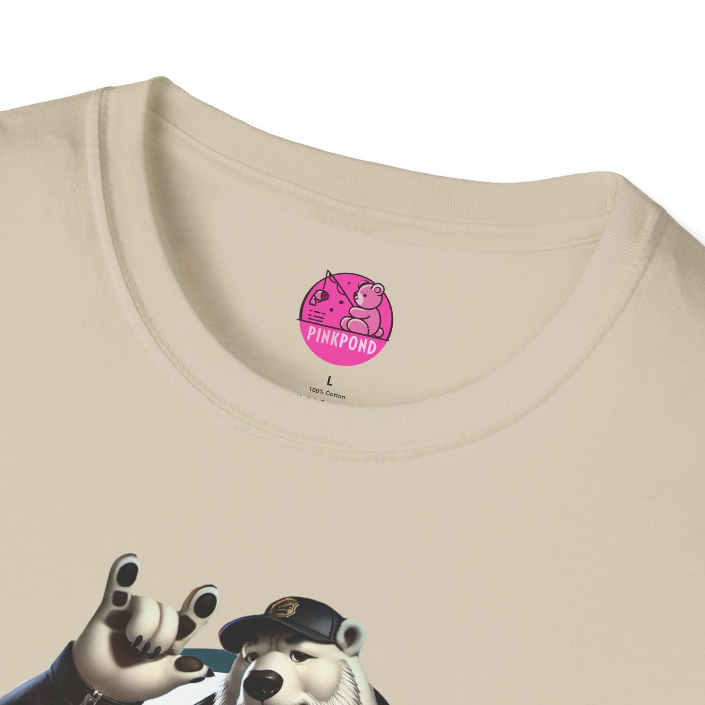 Artic Rebel Polar Bear Love Graphic Tee - ASL Love Sign