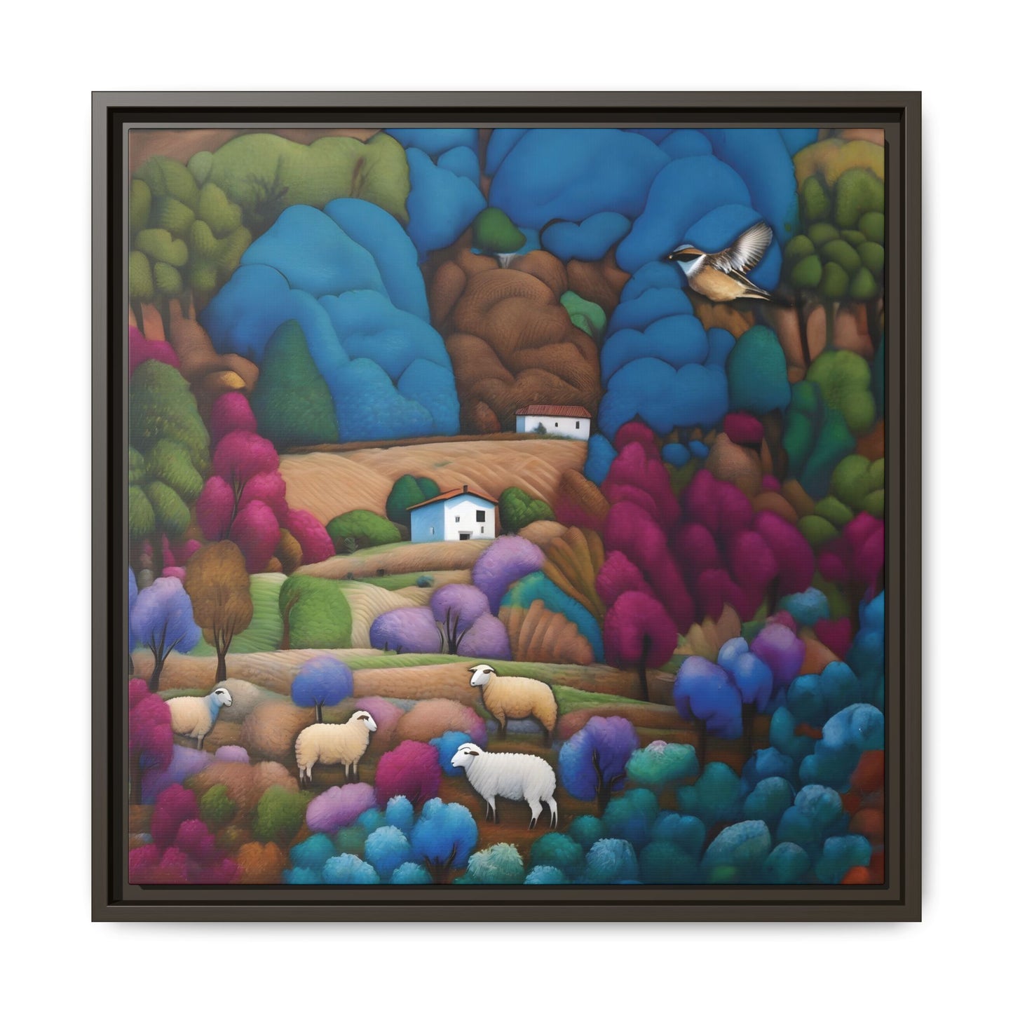 The Painted Valley Canvas Print by Andrew McCarter