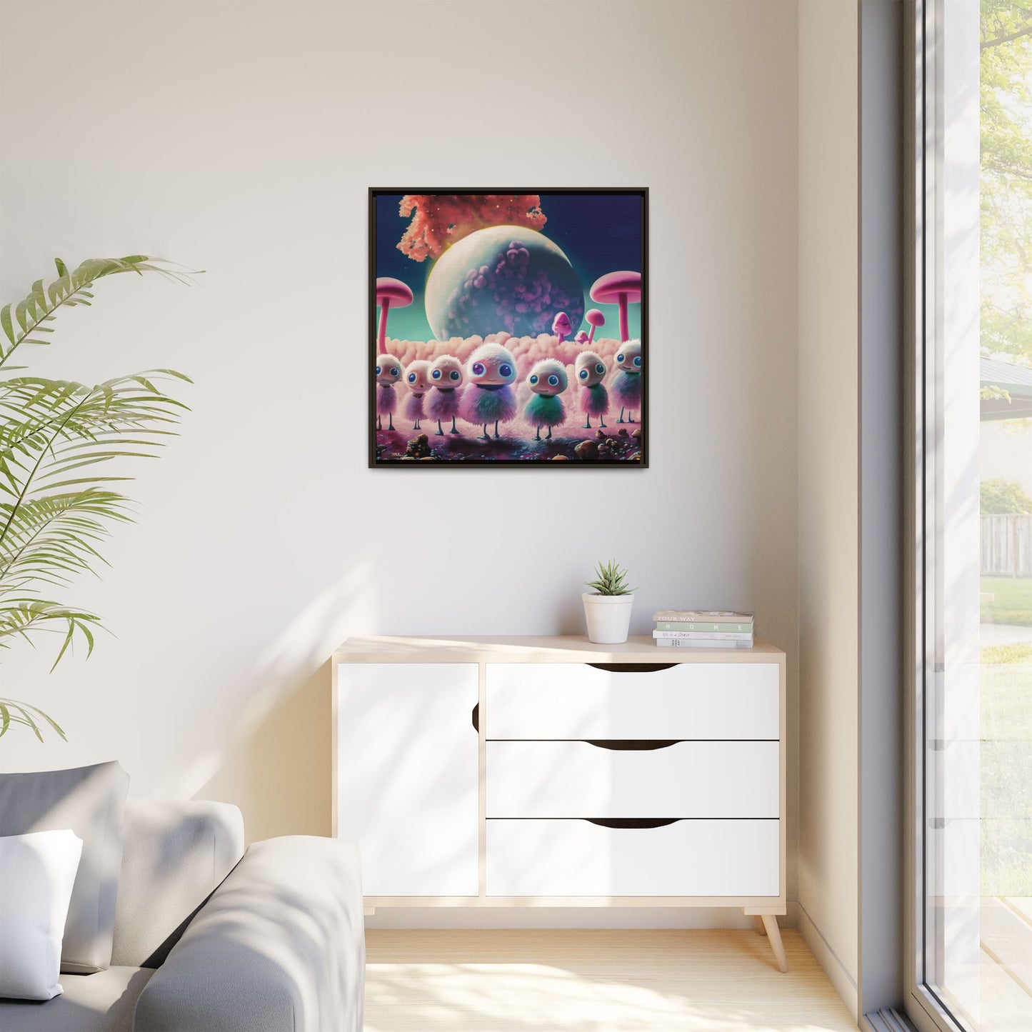 “"Keep smiling," whispered Axlar. "We can eat them later." – Fine Art Canvas Print By Andrew McCarter