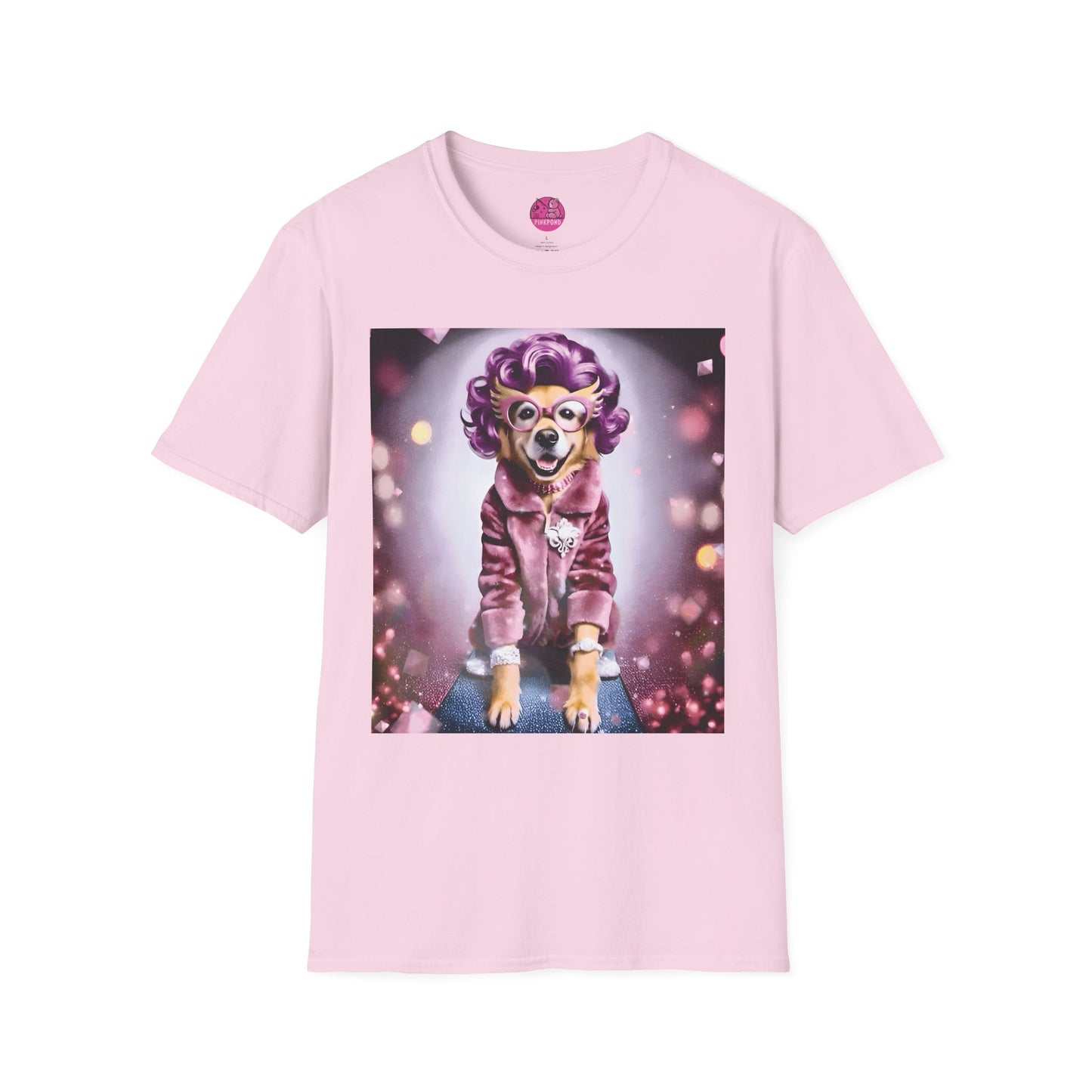 Dame Edna Labrador Dog T-Shirt - Fabulous & Fetching