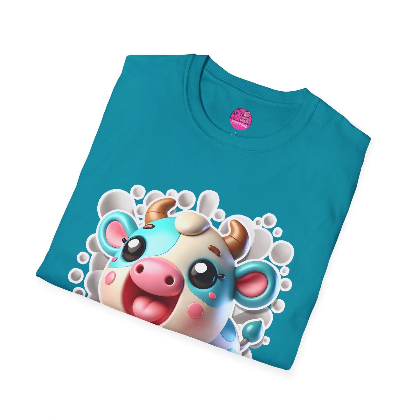 Carmen the Cow T-Shirt - Cute Farmyard Tee for Fun Fashion Fans